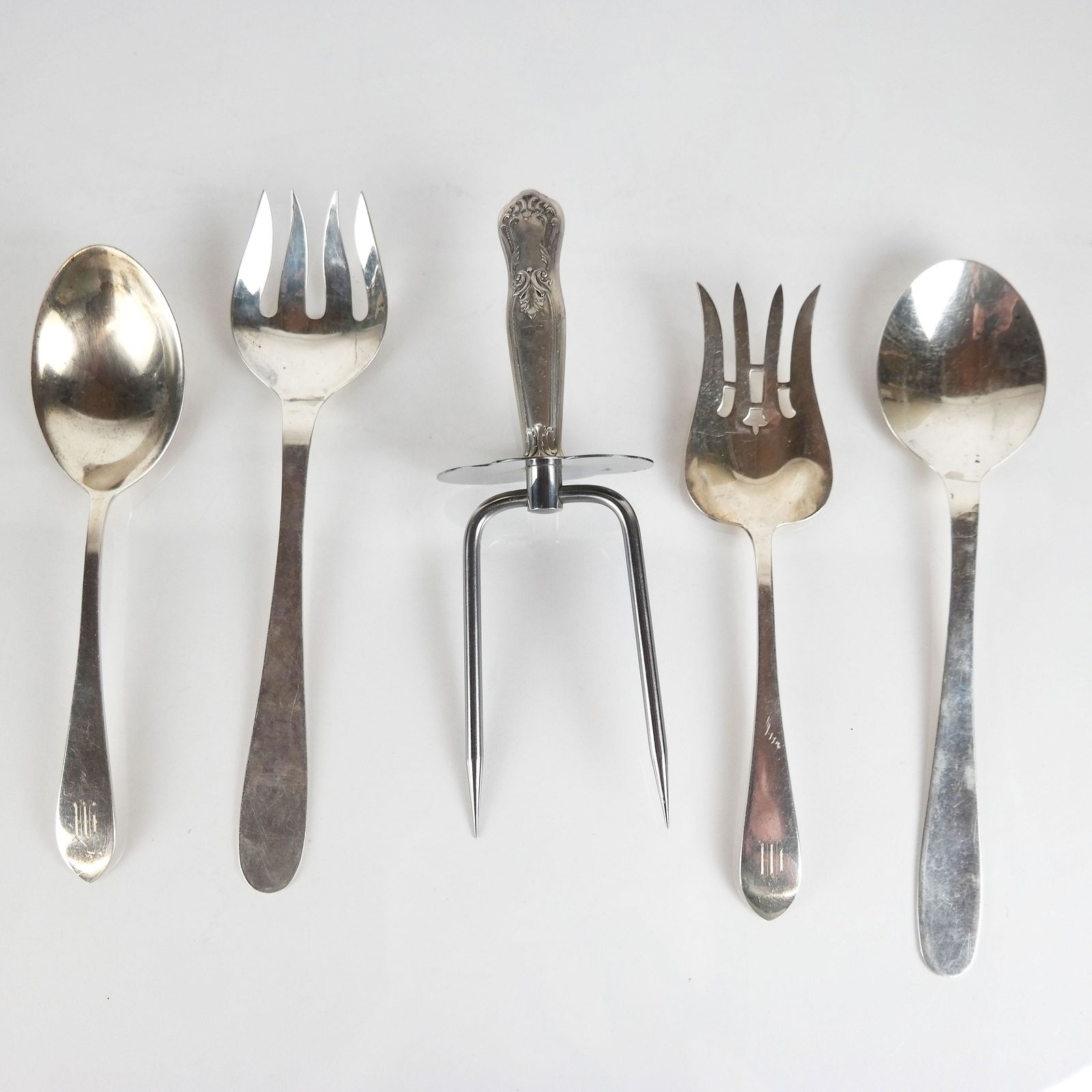 Five Sterling Silver Serving Articles (1 of 14)