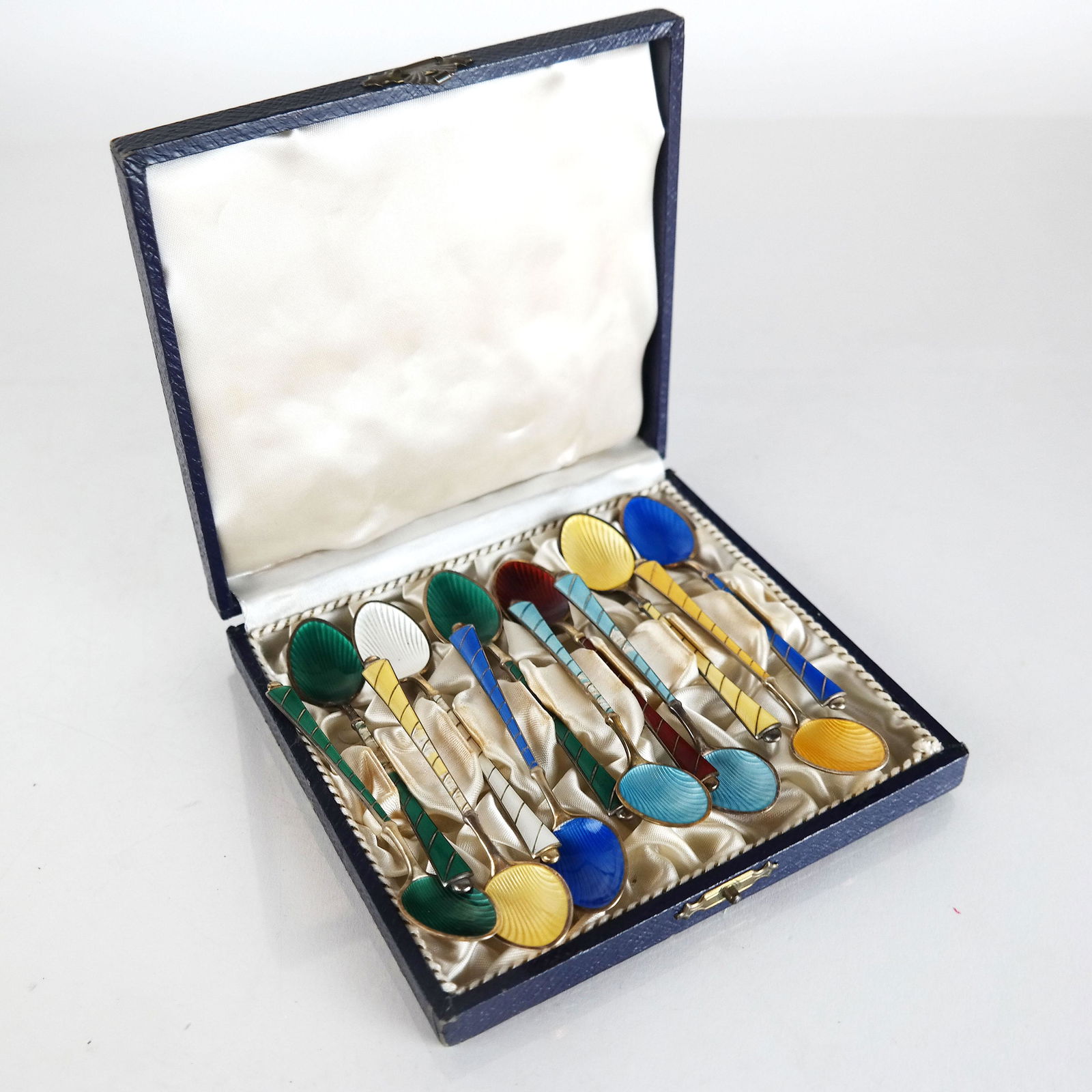 Set of 12 Danish Sterling Silver Spoons (1 of 13)