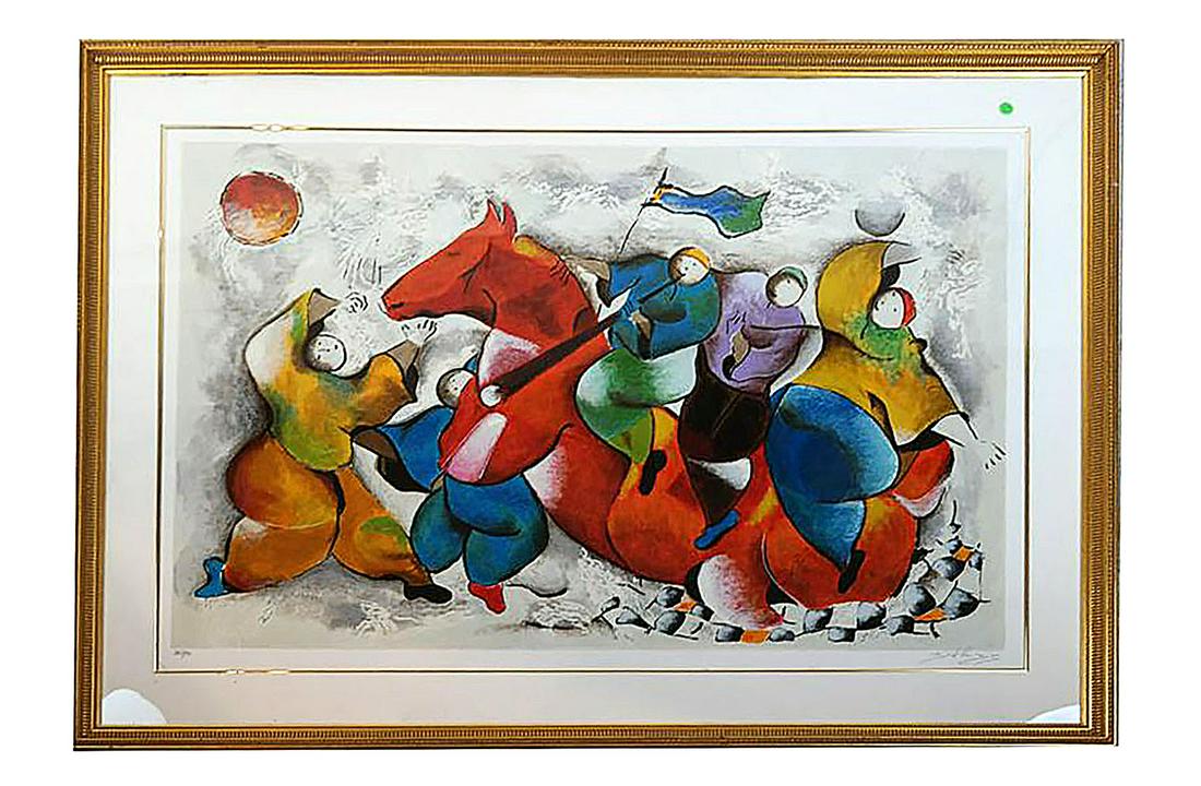 David SCHLUSS: Large Serigraph, Signed (1 of 7)