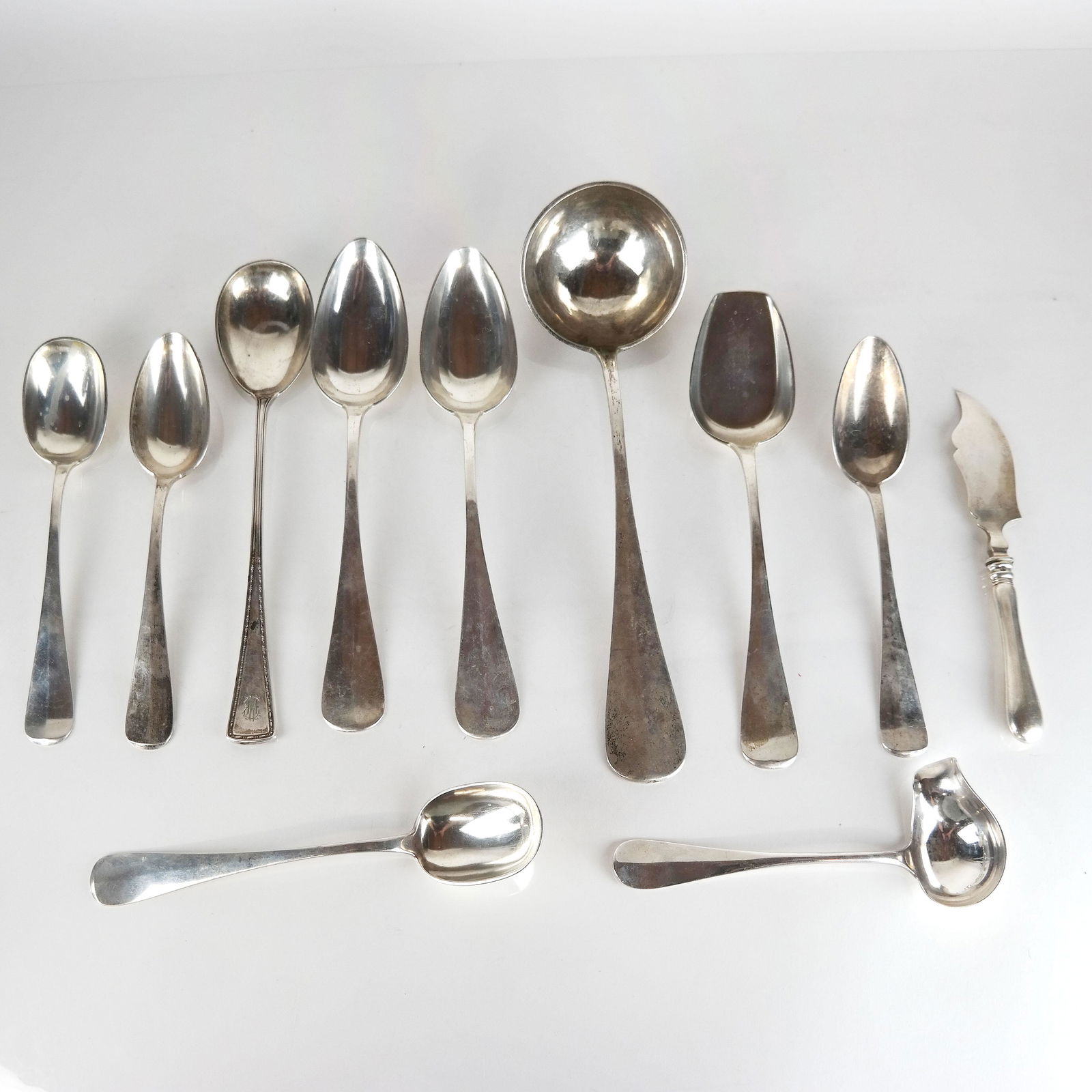 Large Continental Silver Partial Flatware Set (1 of 14)