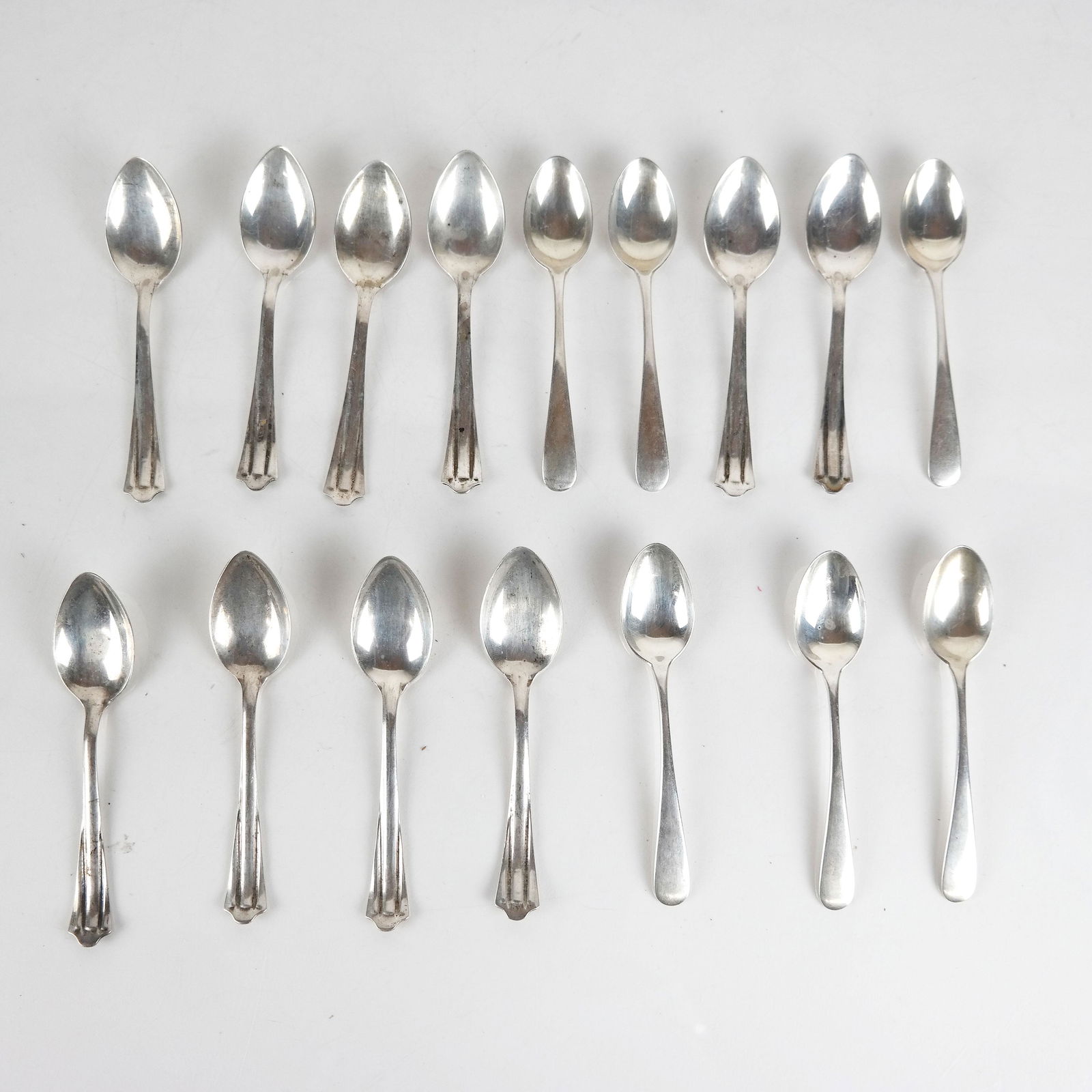 2 Sets Silver & Sterling Demi Tasse Spoons (1 of 5)