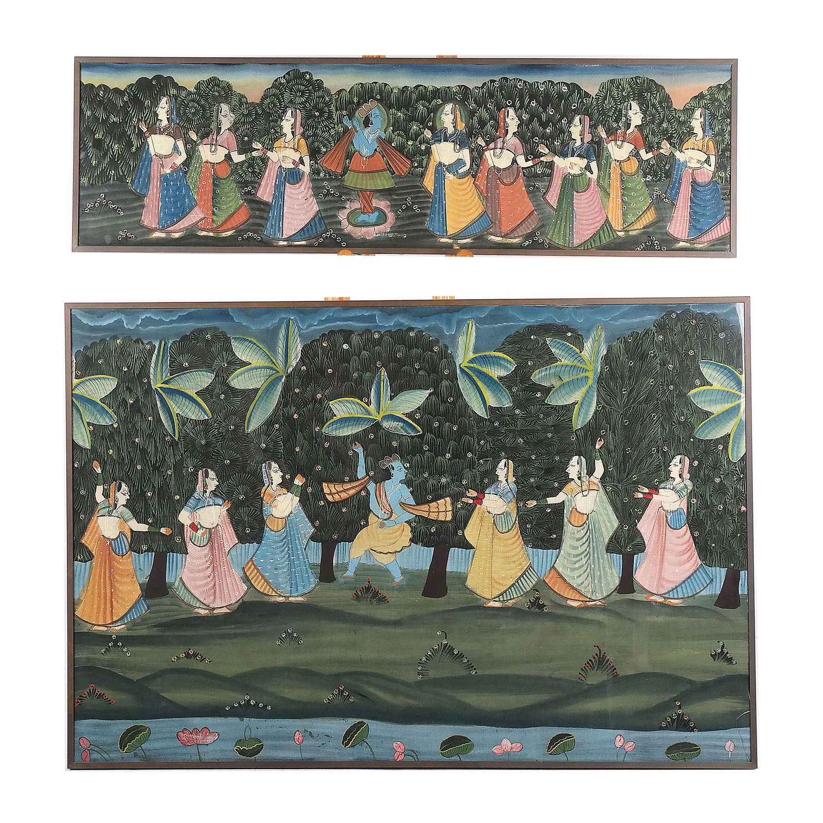 Two Indian Paintings of Dancers (1 of 12)