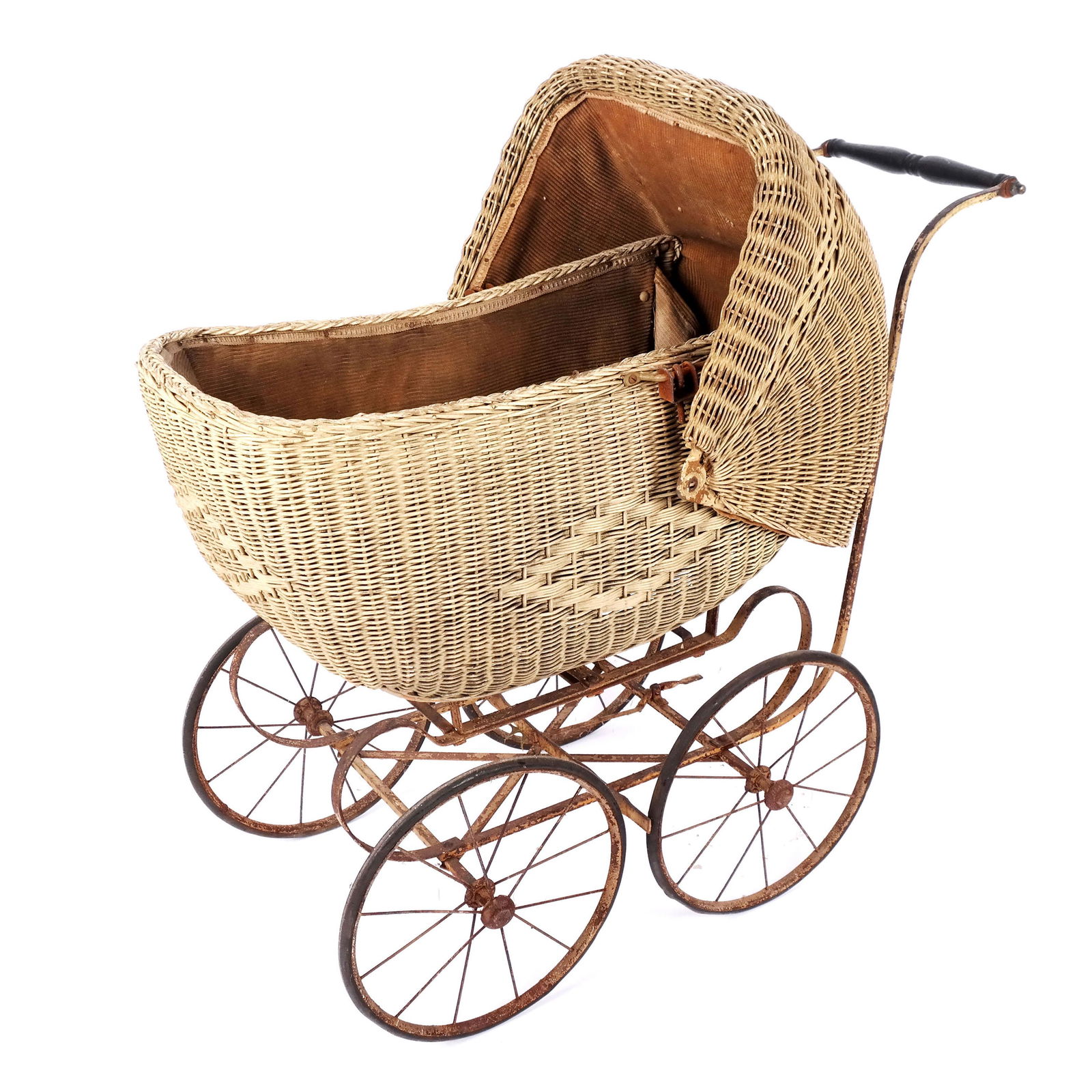 Vintage Wicker Perambulator - Baby Carriage (1 of 10)