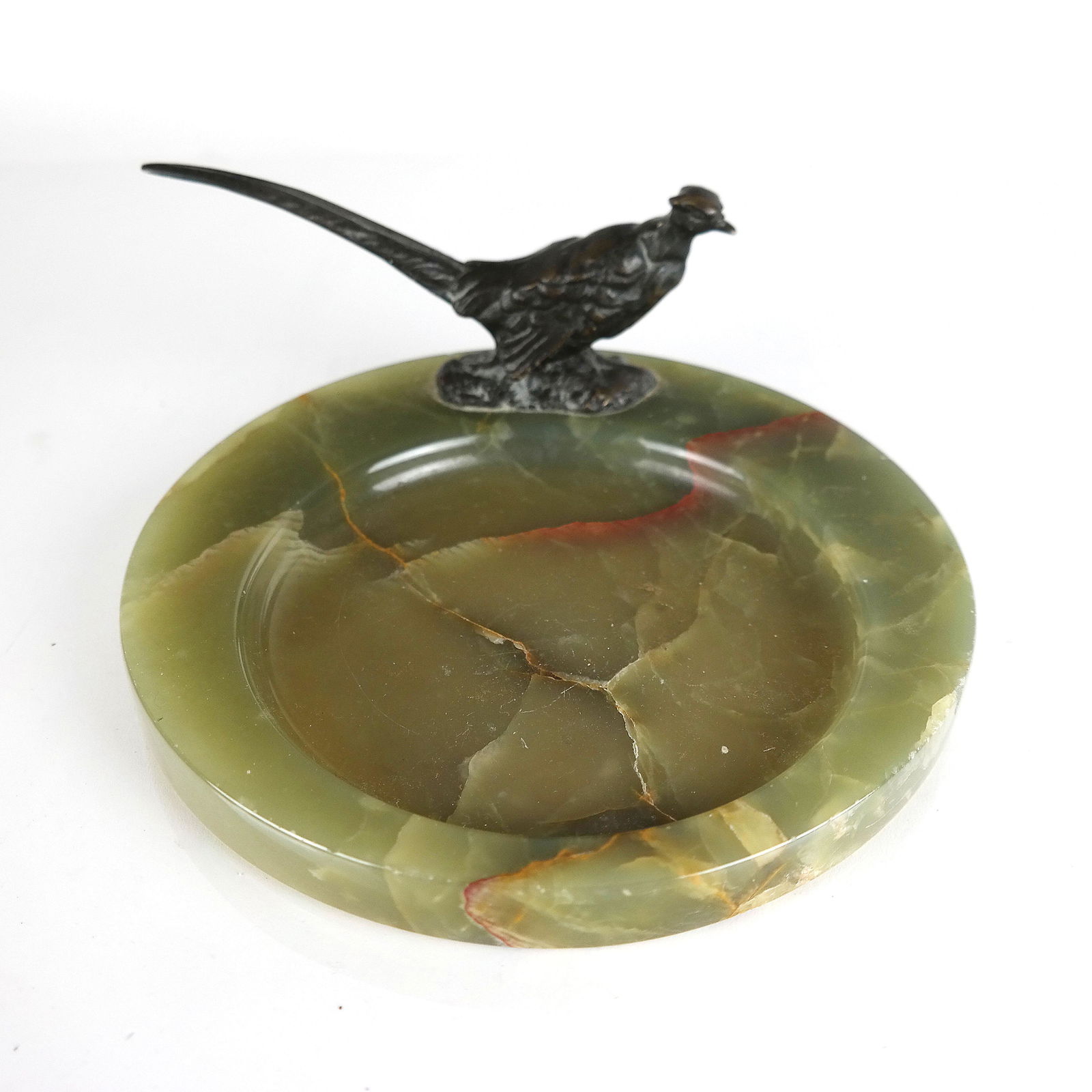 Onyx Desk Accessory with Pheasant (1 of 10)