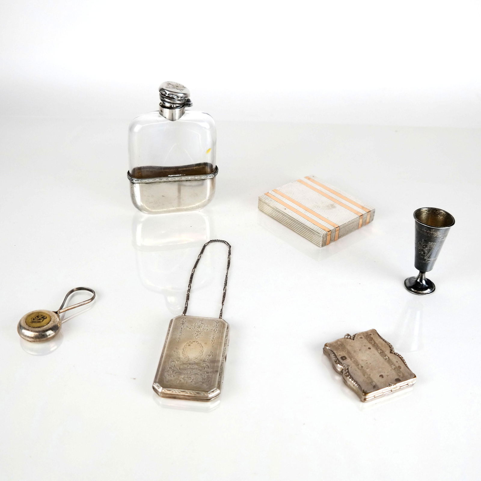 Six Sterling Silver and Other Metal Articles (1 of 15)