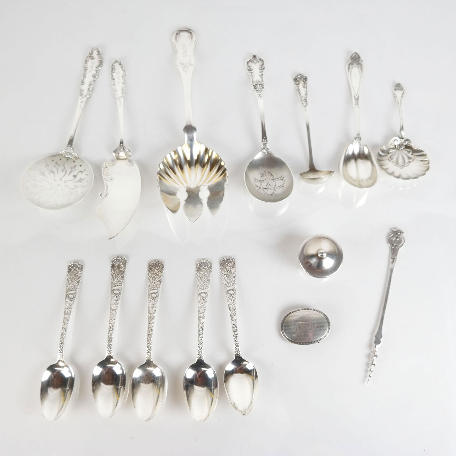 Assorted Sterling Silver Spoons, Others (1 of 9)