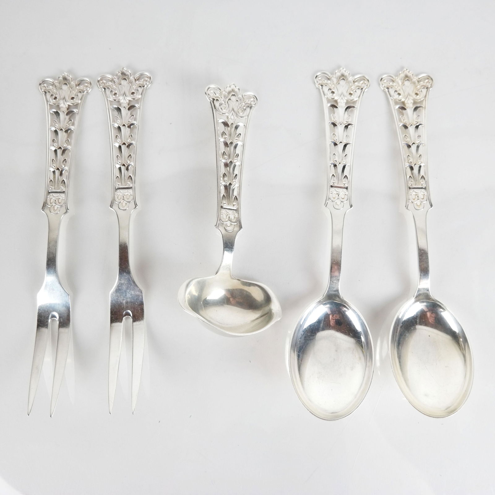 5-Piece Silver Serving Set (1 of 9)