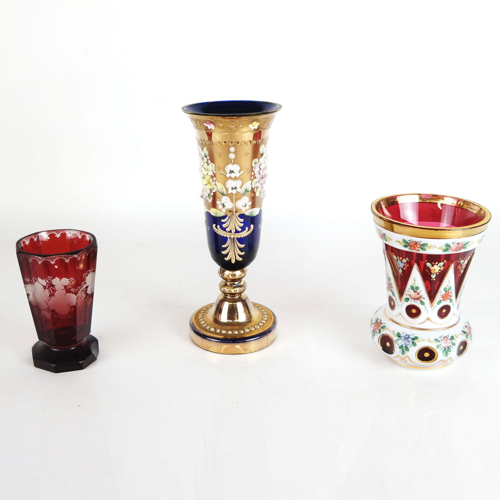 Three European Glass Vases (1 of 11)