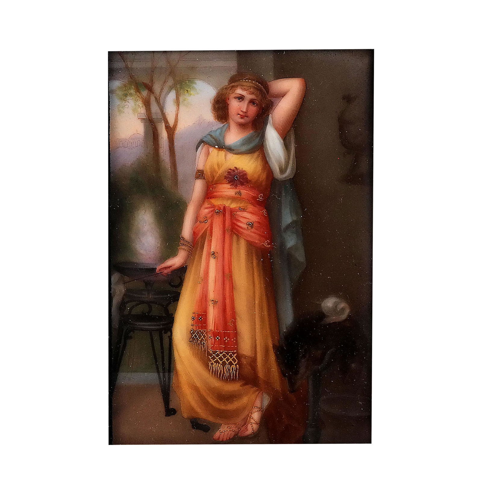 KPM-Style Framed Porcelain Plaque (1 of 7)