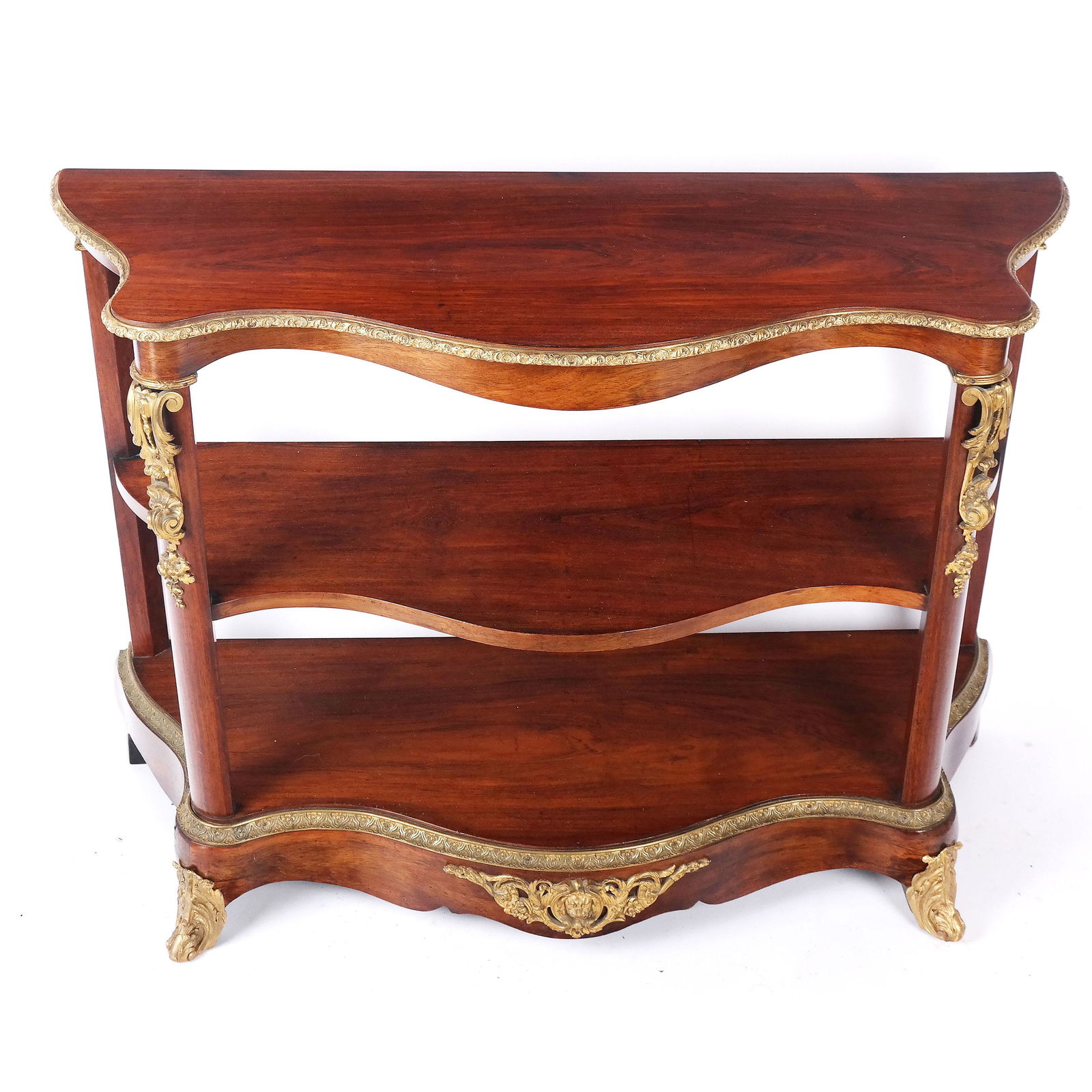 George IV 3-Tier Bronze Mounted Etagere (1 of 12)