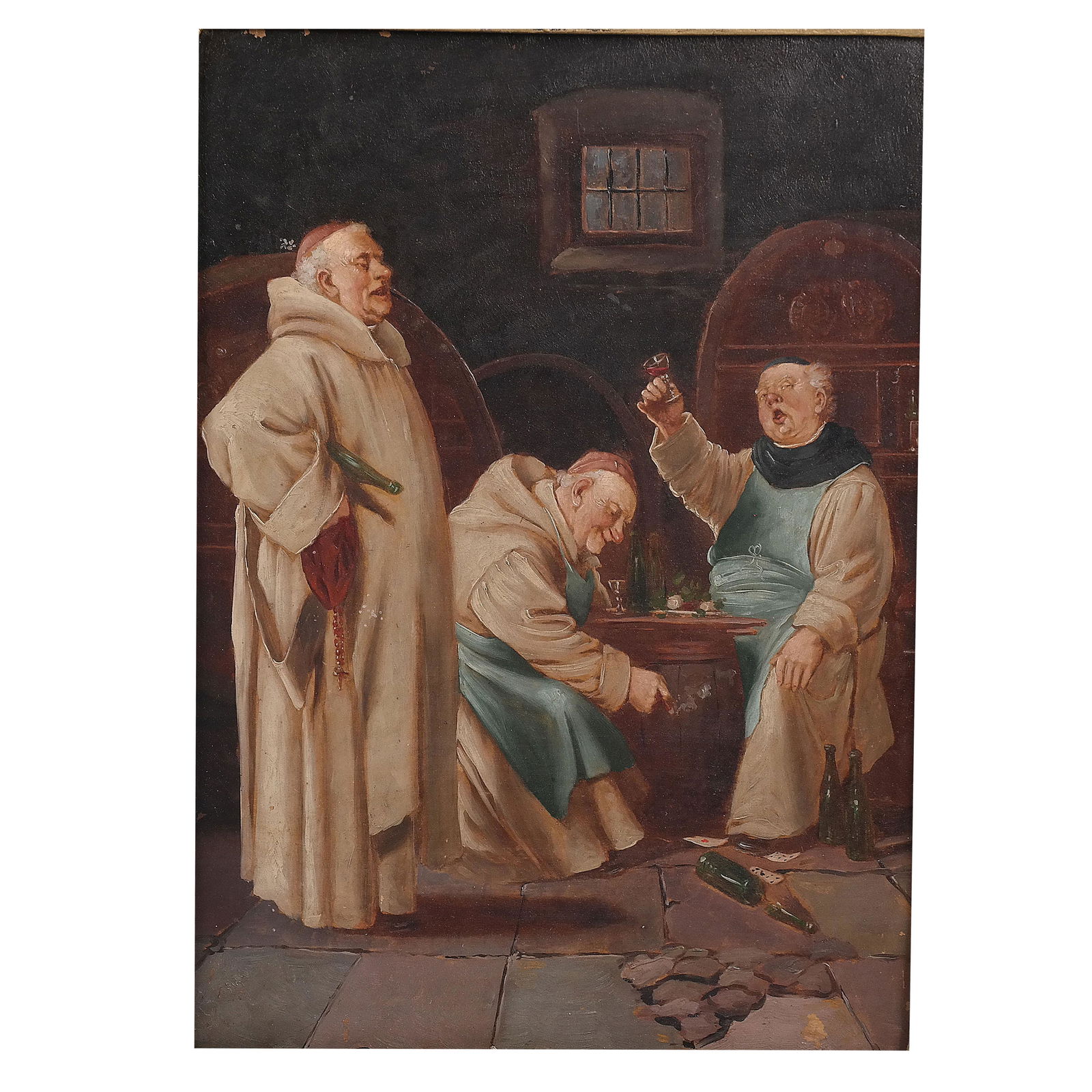 Continental School: Interior Scene - Painting (1 of 8)