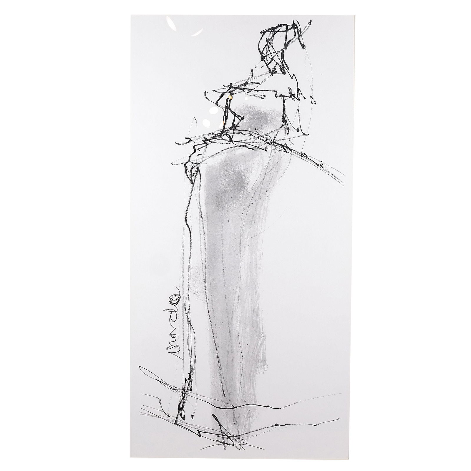 Anonymous "Fashion Sketch" - Print (1 of 7)