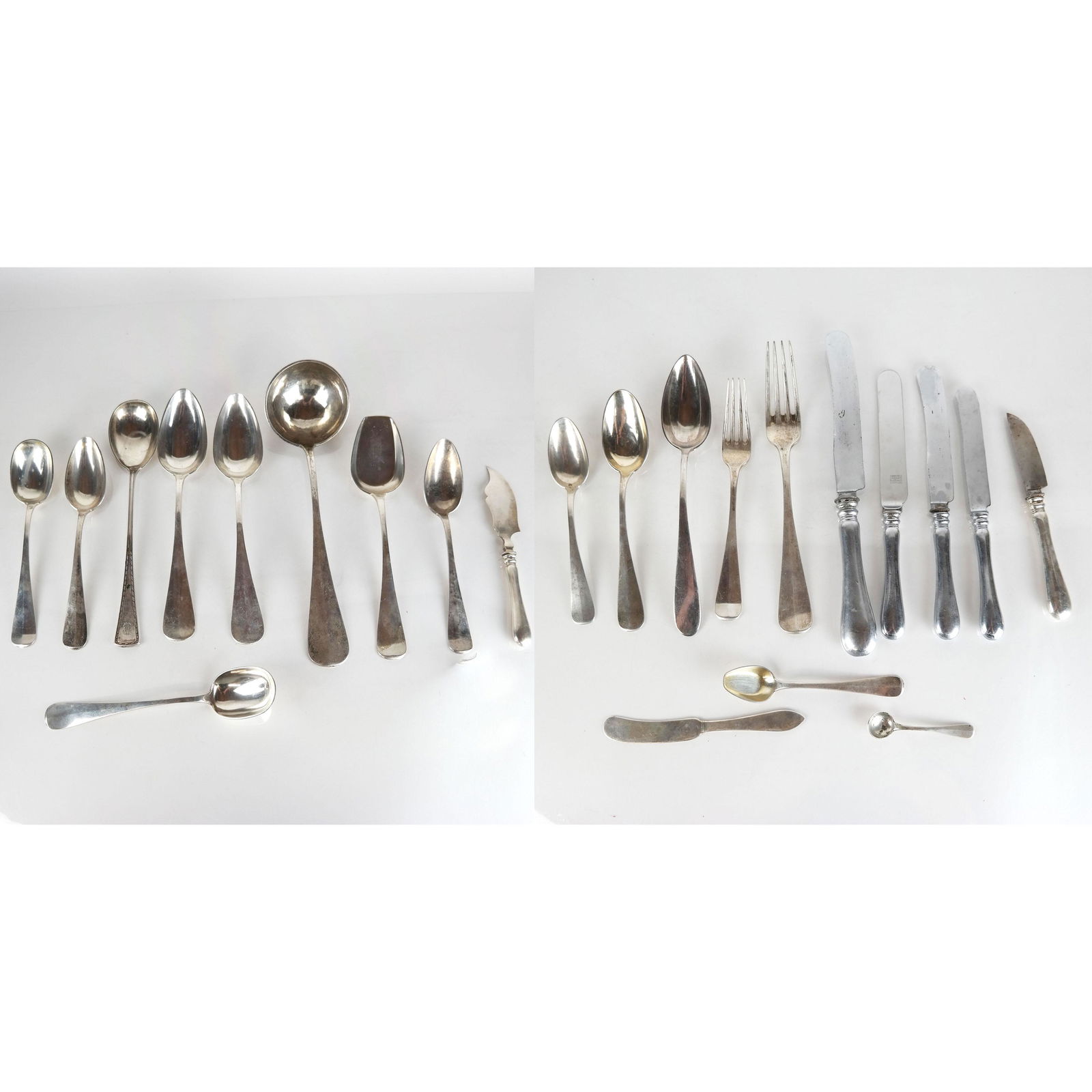 Large Continental Silver Partial Flatware Set (1 of 20)