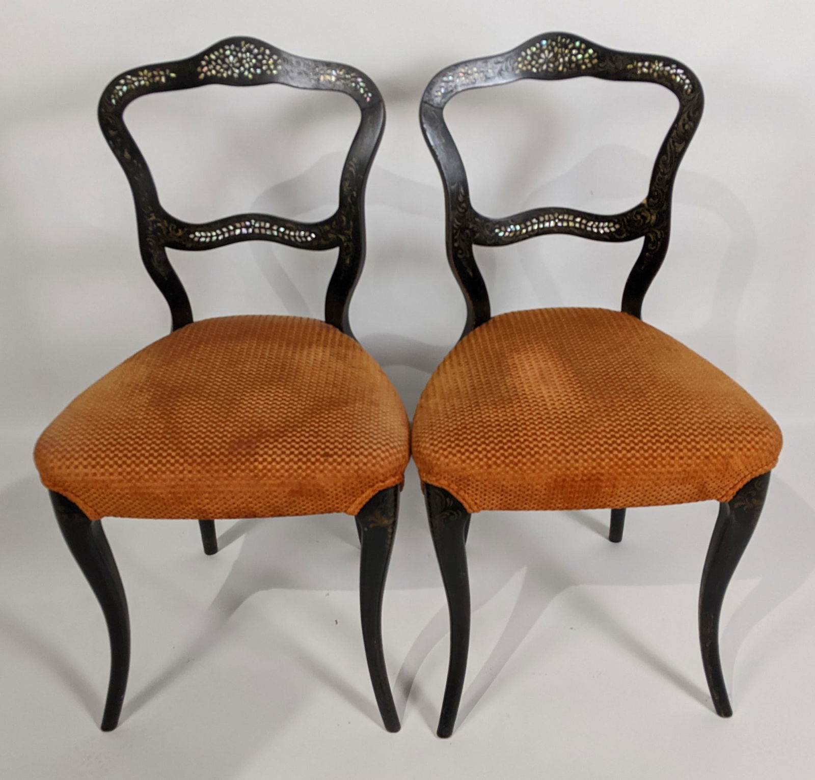 Pair of French-Style Petite Side Chairs (1 of 9)