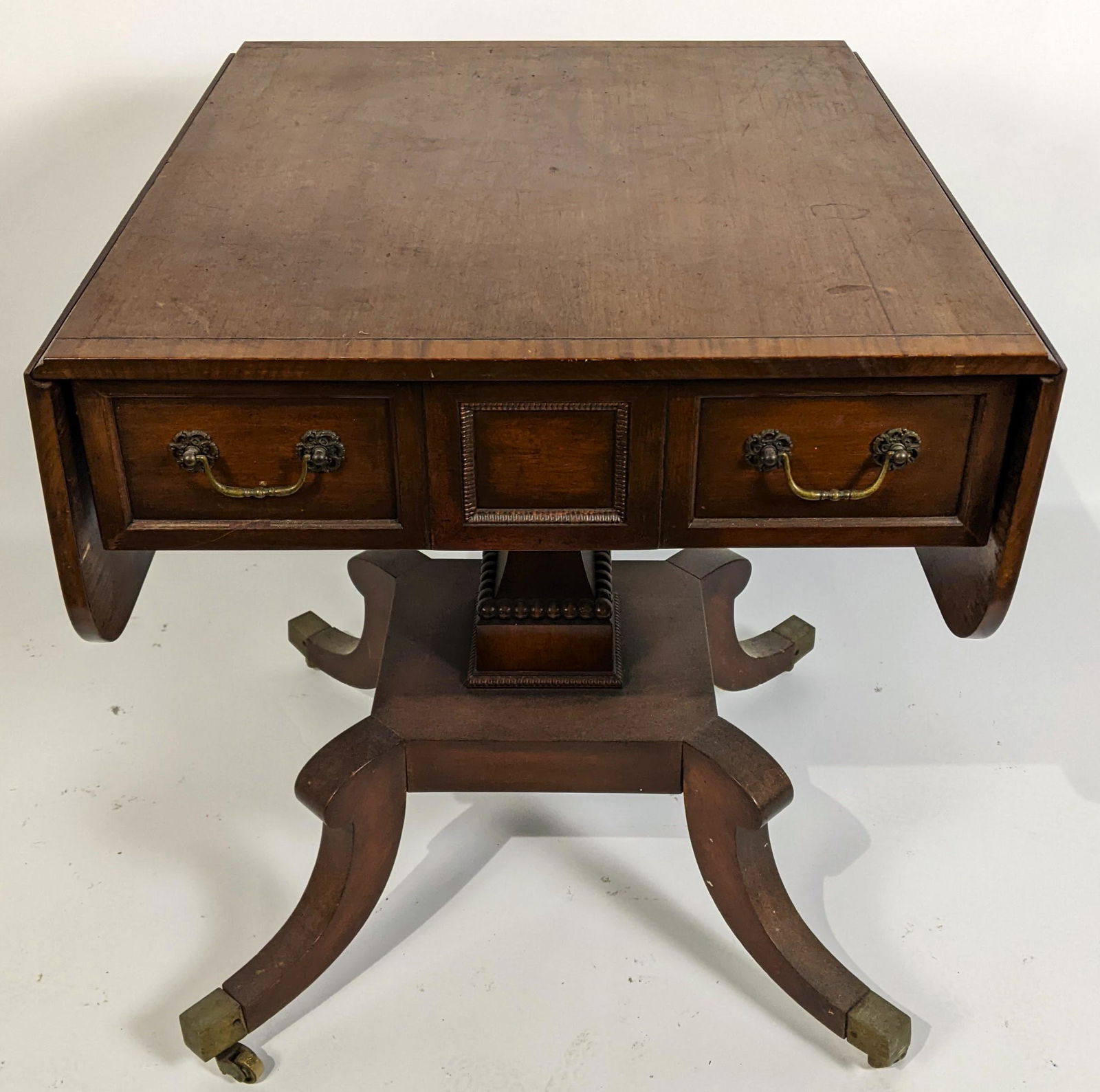 Regency-Style Drop Leaf Table (1 of 11)