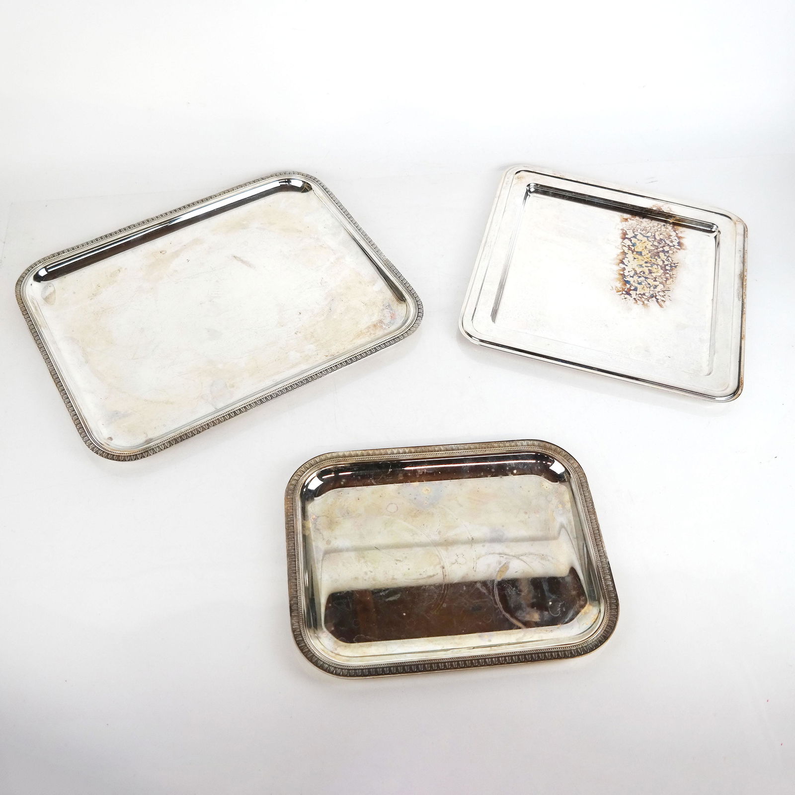 Three Silver Plate Trays (1 of 11)