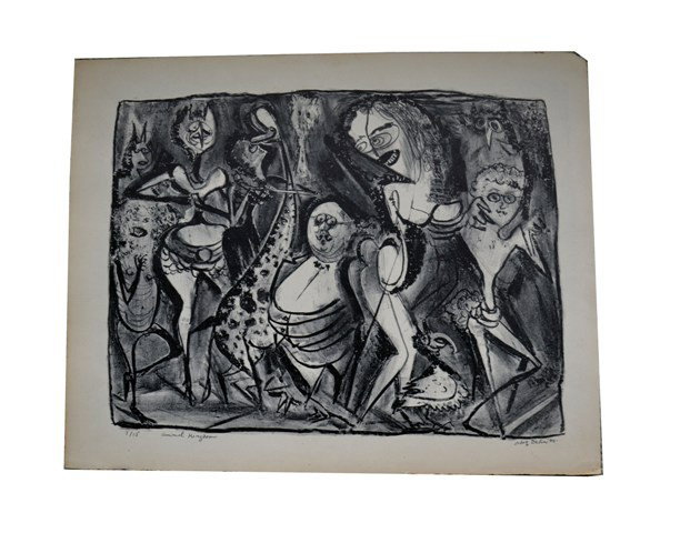 Adolph Dehn Lithograph from 11 East 86 St: Animal Kingdom