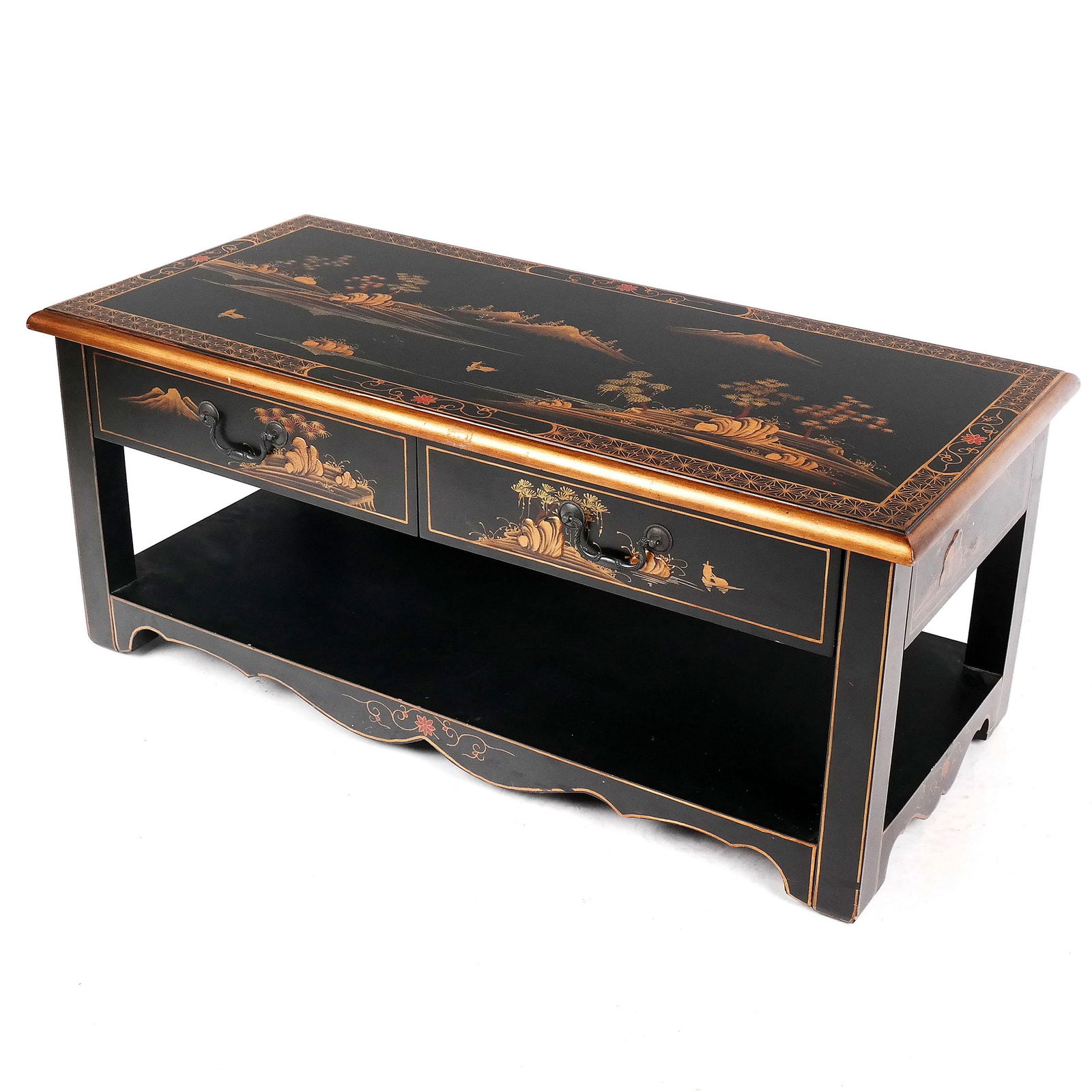 Chinoiserie 2-Tier Coffee Table (1 of 8)