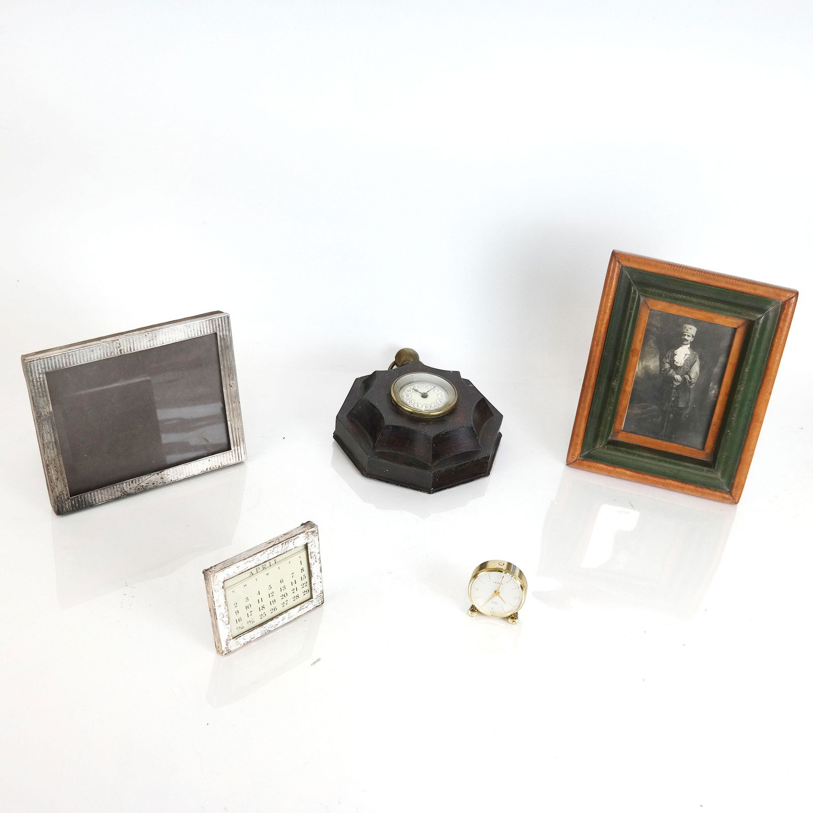 Group of Five Clocks & Frames (1 of 14)