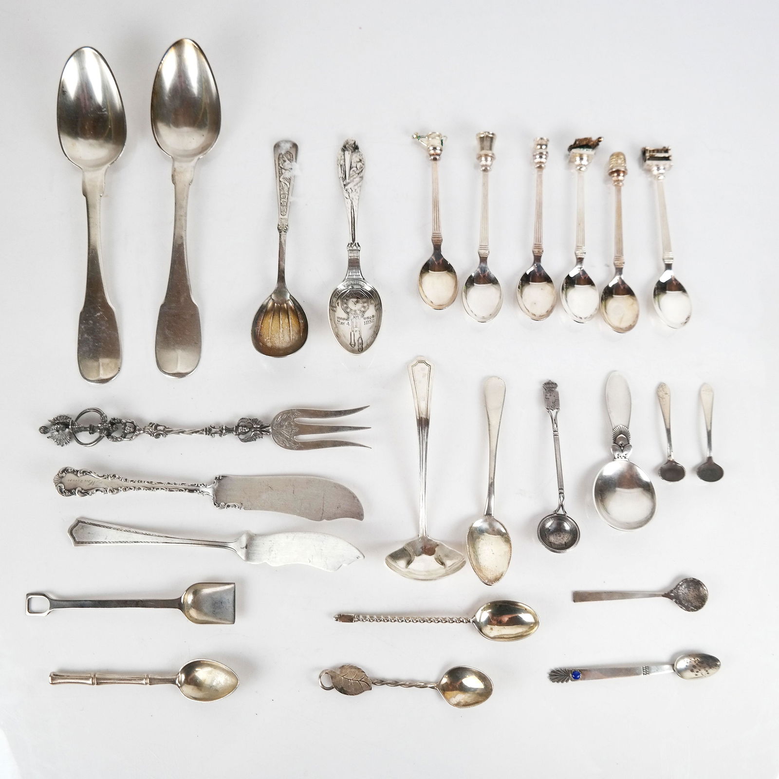 Assorted Silver Flatware - Sterling, Silver Plate (1 of 14)