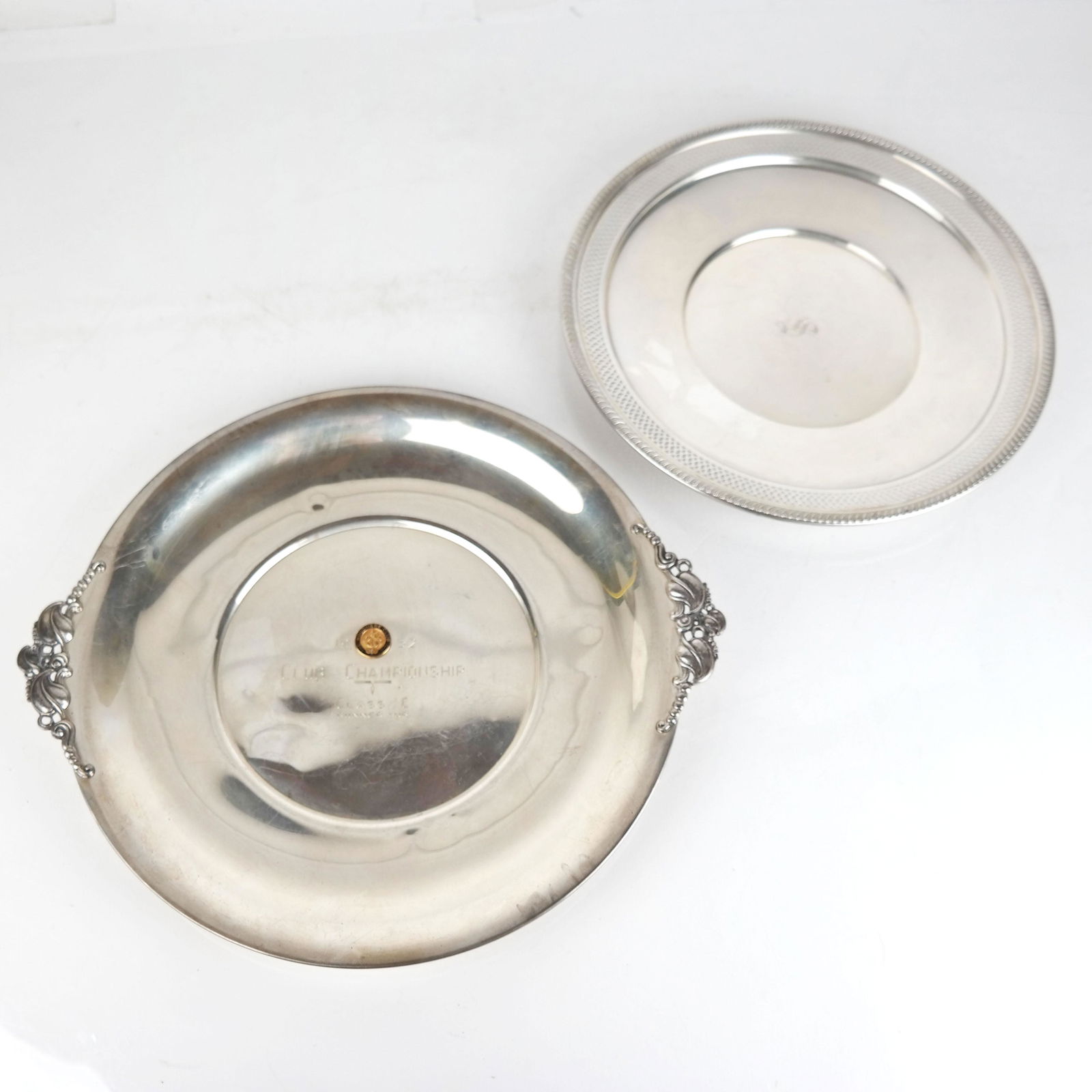 Two Sterling Silver Round Plates (1 of 13)