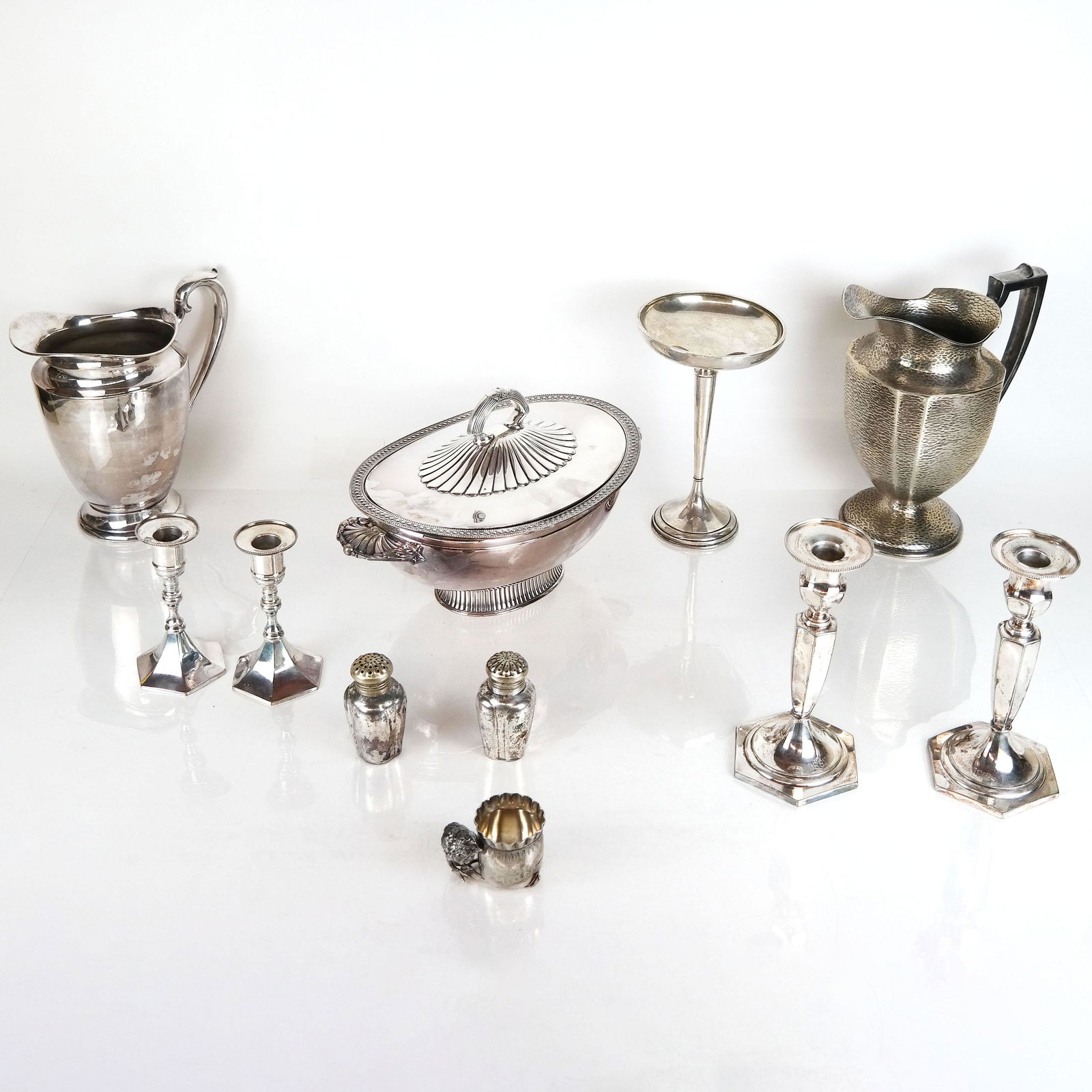 Eleven Silver Plate Serving Pieces (1 of 18)