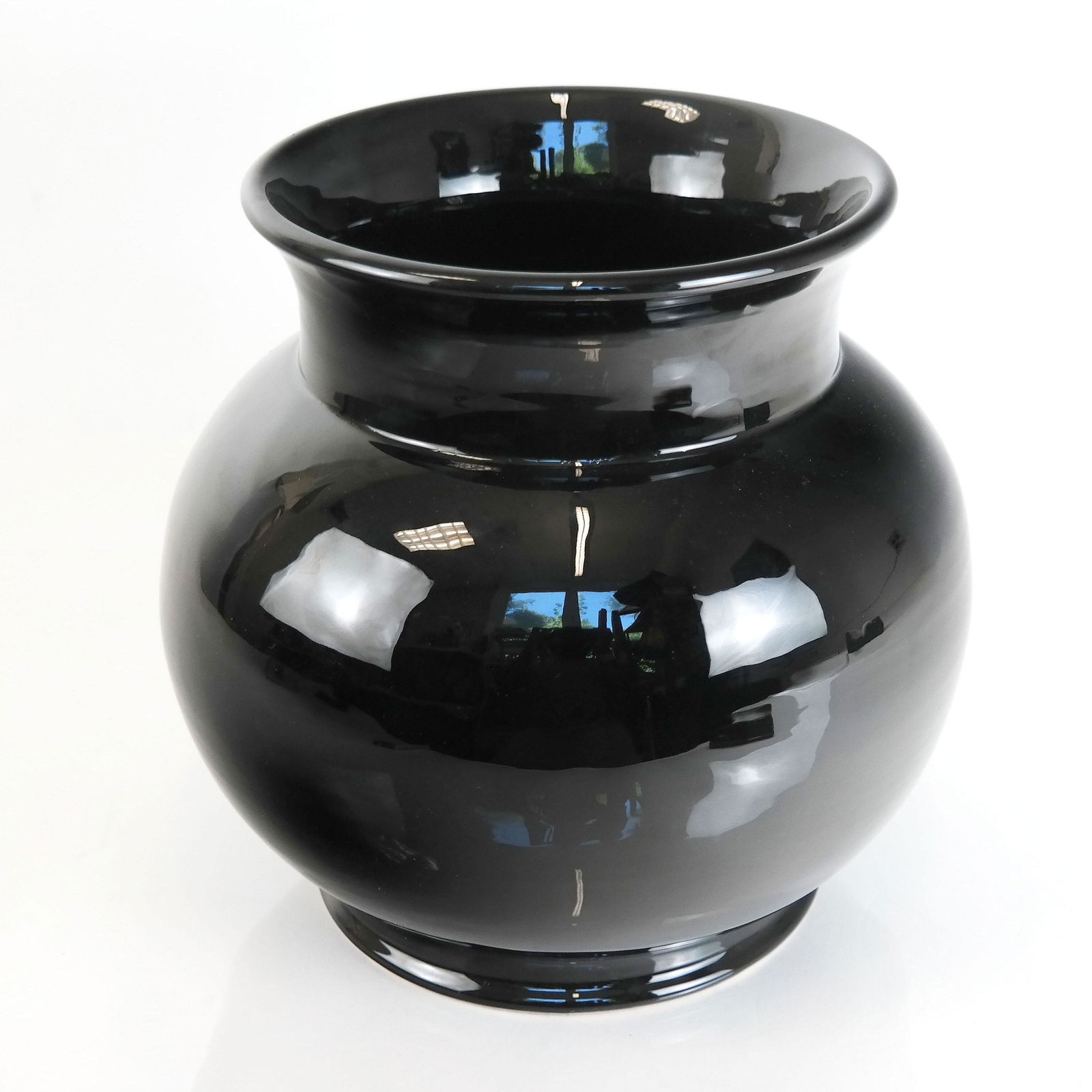 Modern French Glazed Ceramic Vase (1 of 6)