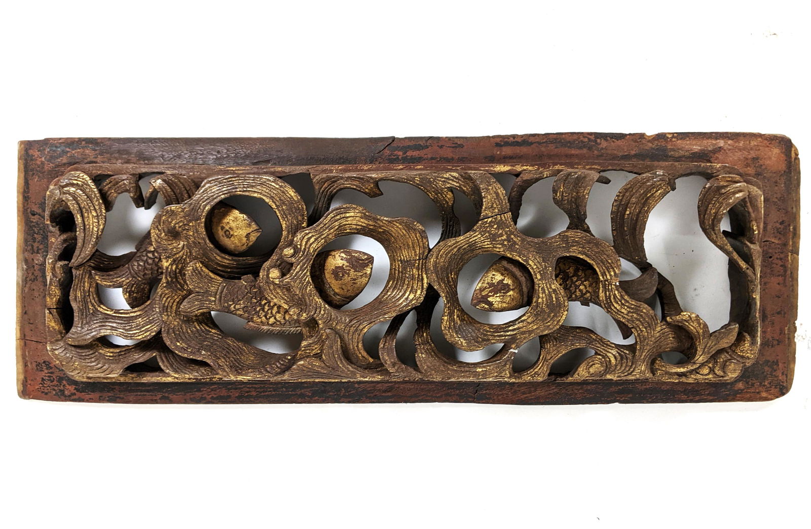 Antique Asian Fish Wood Carving (1 of 10)