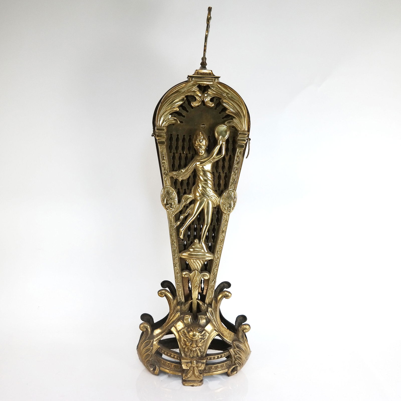 Rococo-Style Brass Fireplace Screen (1 of 11)