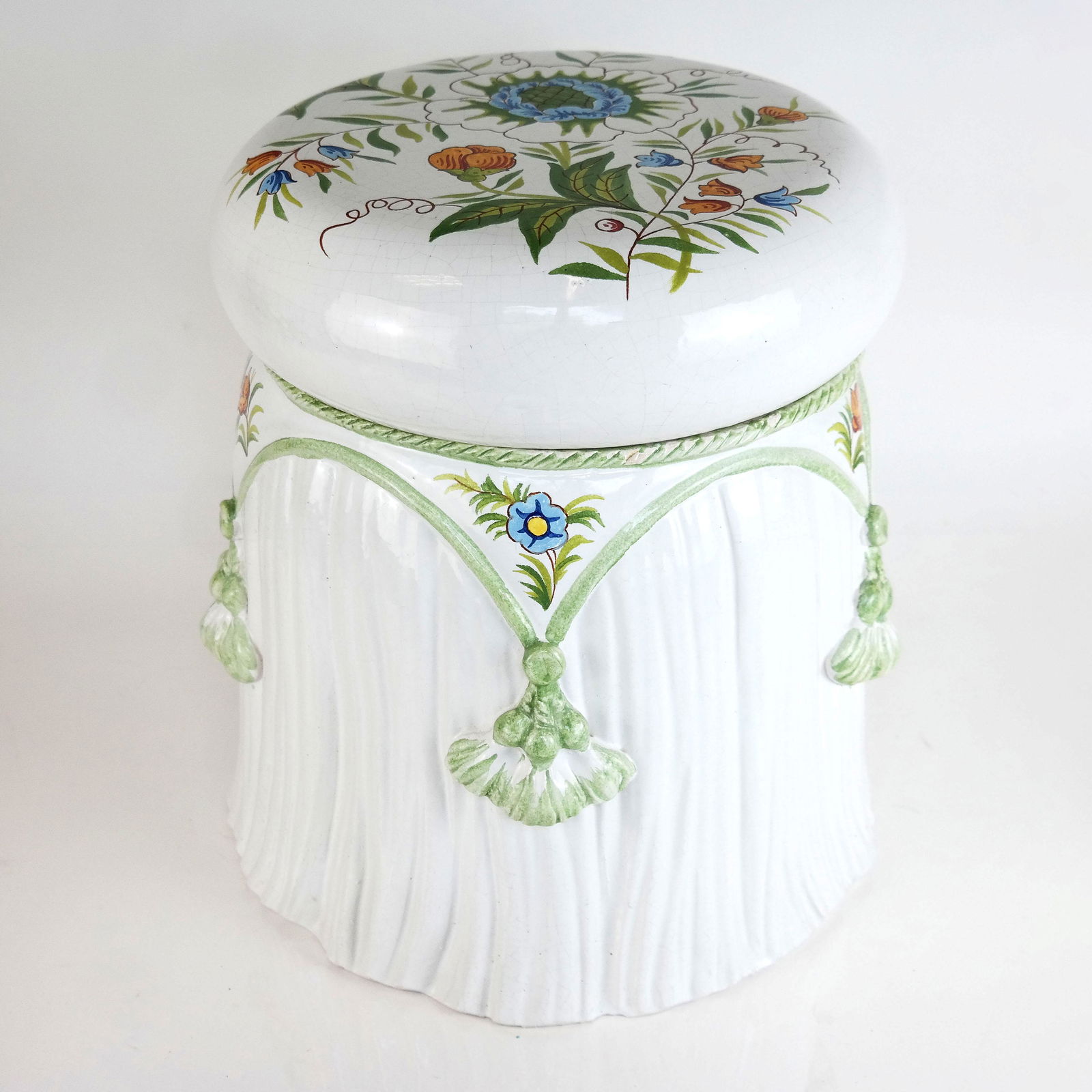 Italian Ceramic Garden Seat (1 of 6)