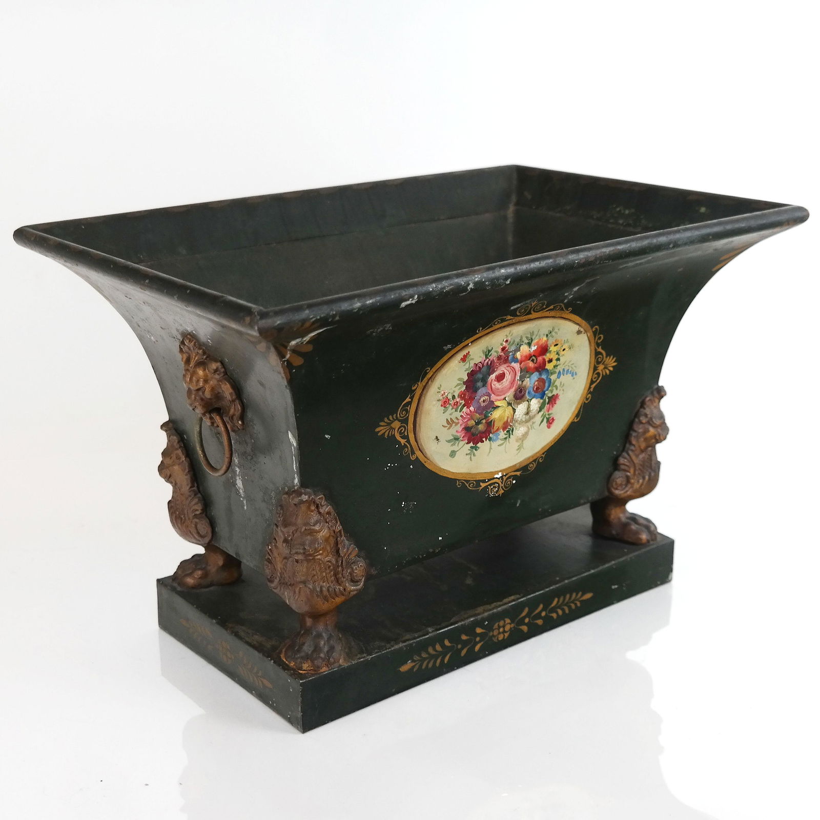 19th C. English Tole Jardiniere (1 of 8)