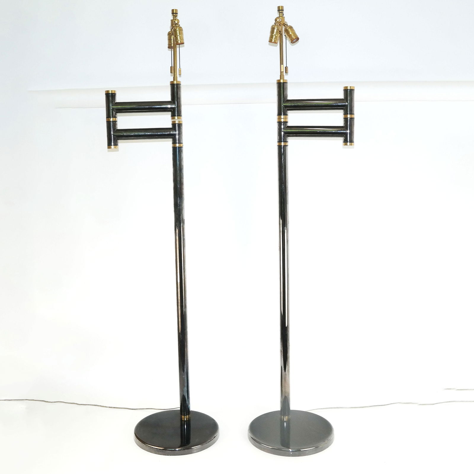 Pair of Karl Springer Floor Lamps (1 of 8)