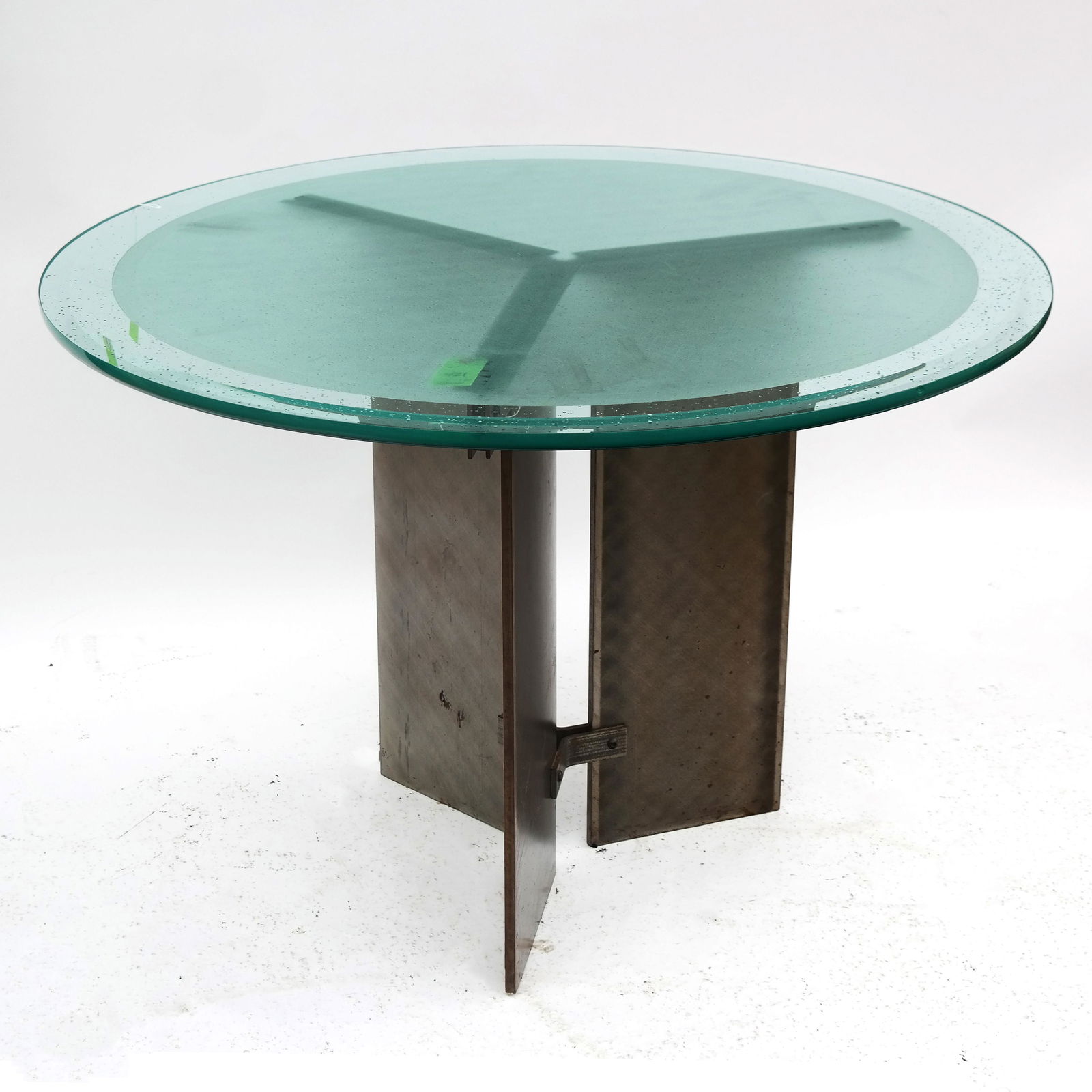 Koch & Lowy Glass & Metal Breakfast Table (1 of 8)