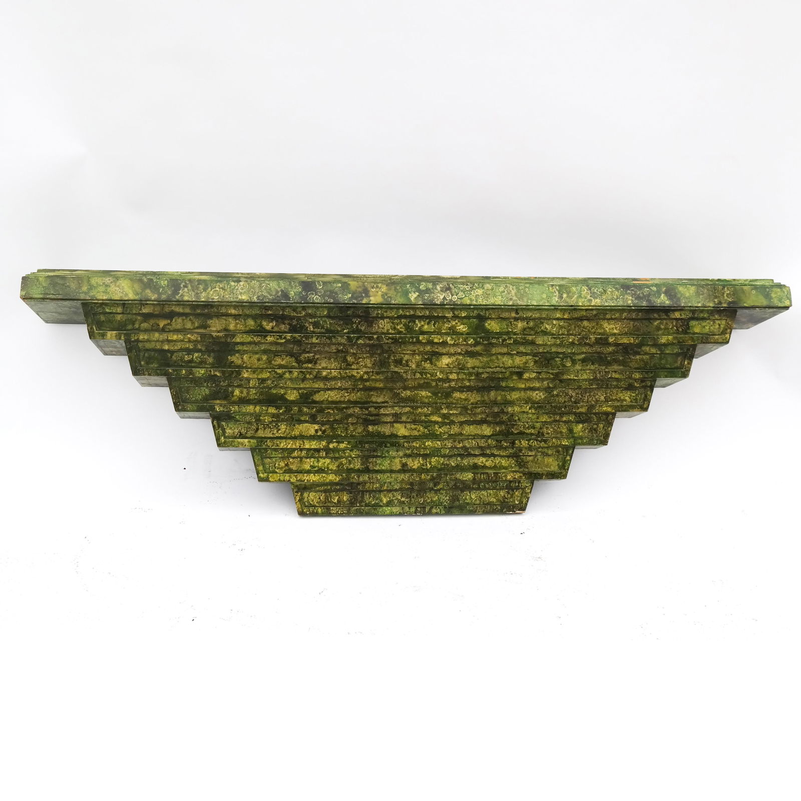 Green Faux Marble Bracket Shelf (1 of 5)