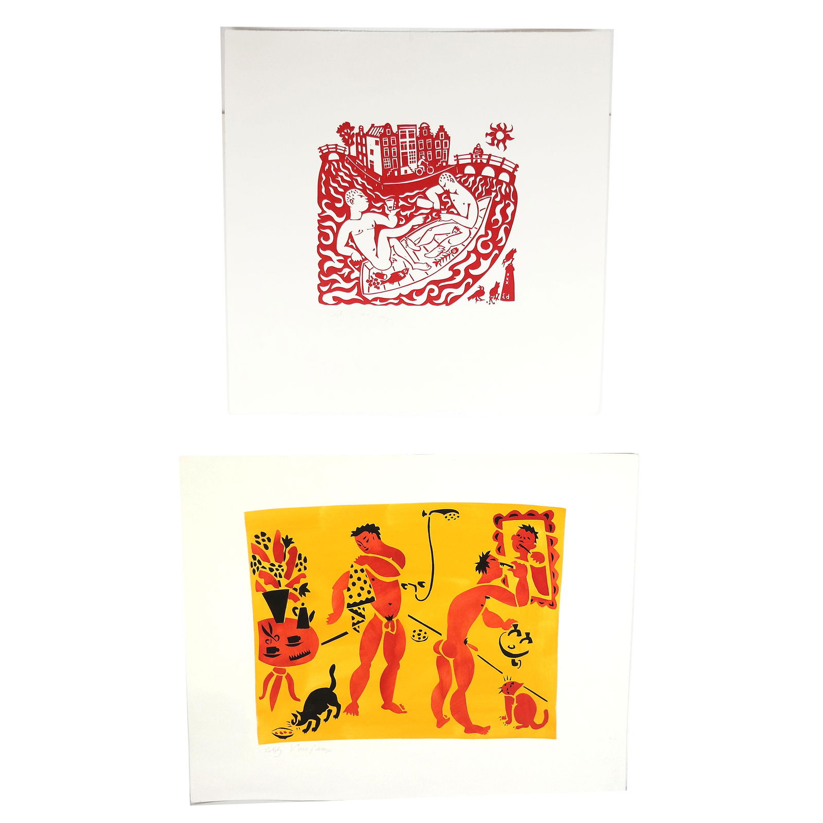Eddy VAREKAMP: Two Works on Paper (1 of 14)
