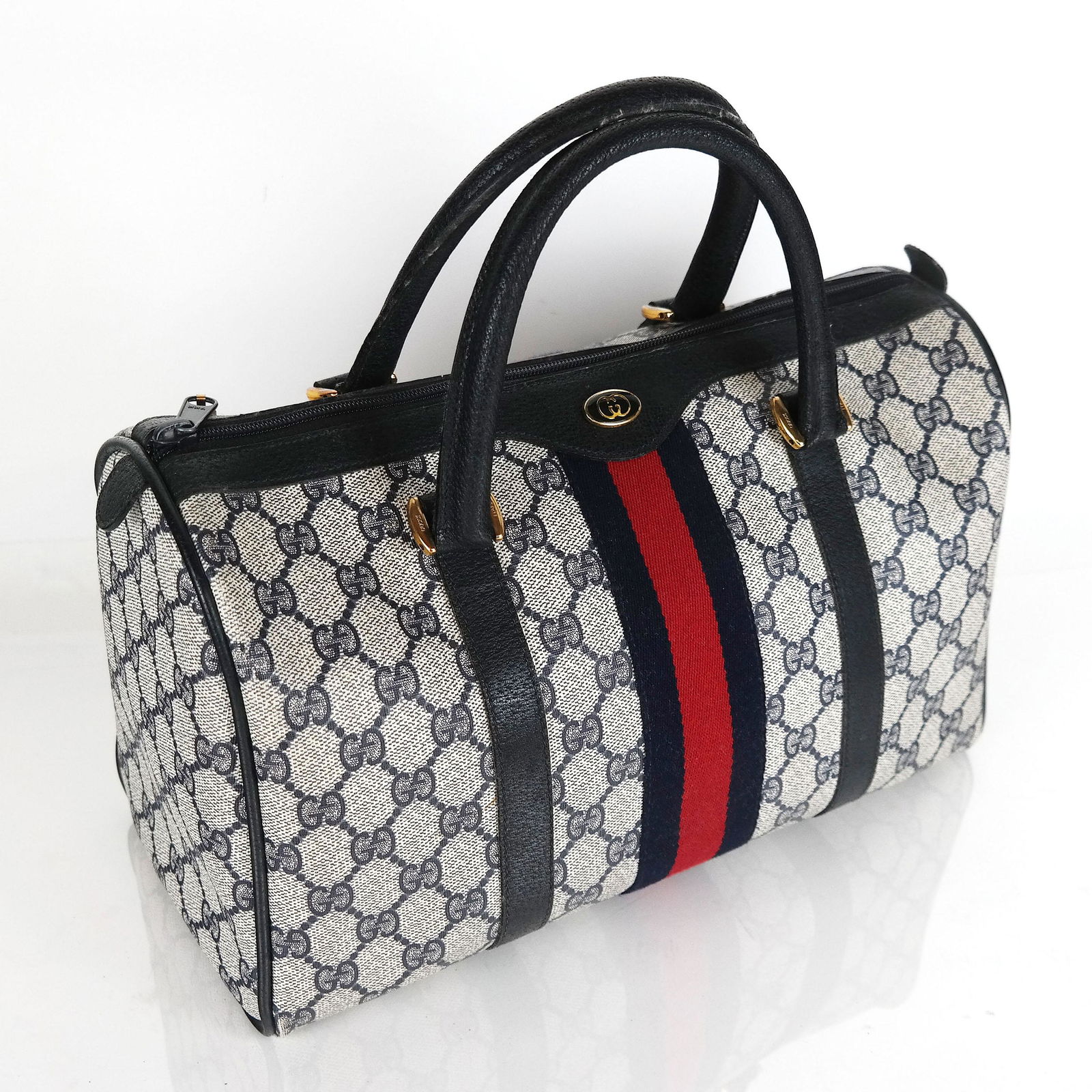 Vintage Gucci Boston Handbag (1 of 14)