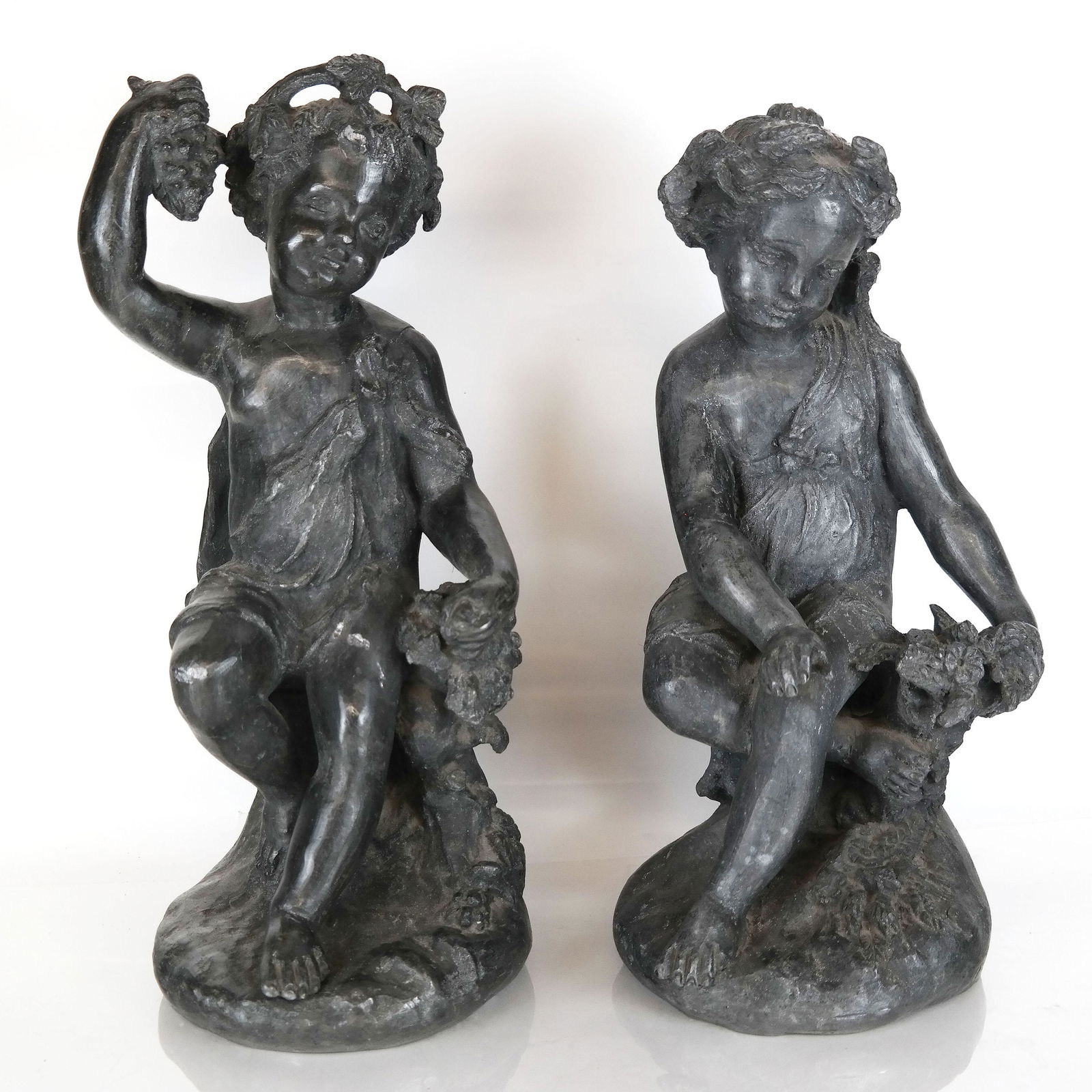 Pair of Neoclassical-Style Garden Figures (1 of 18)