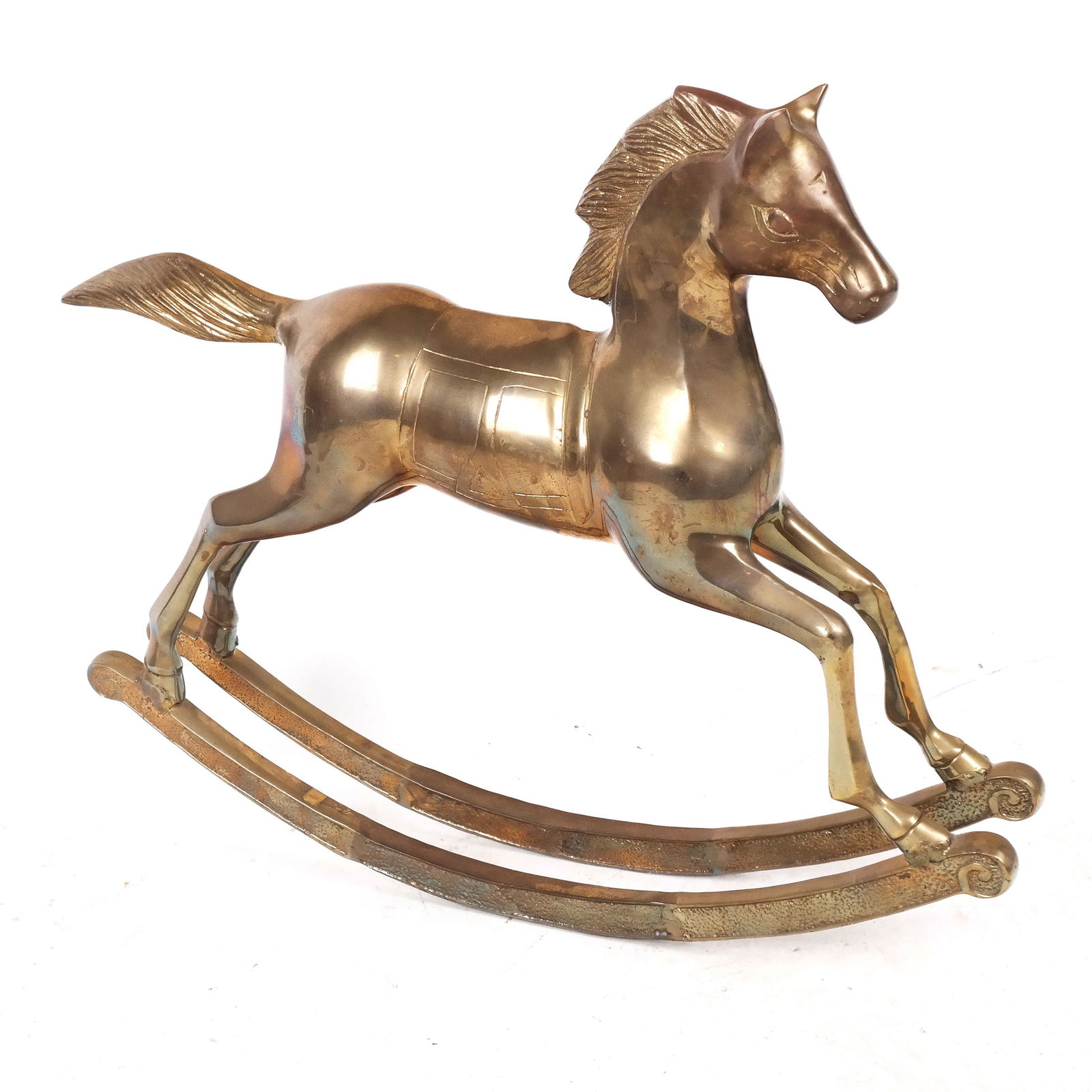 Small Brass Rocking Horse (1 of 6)
