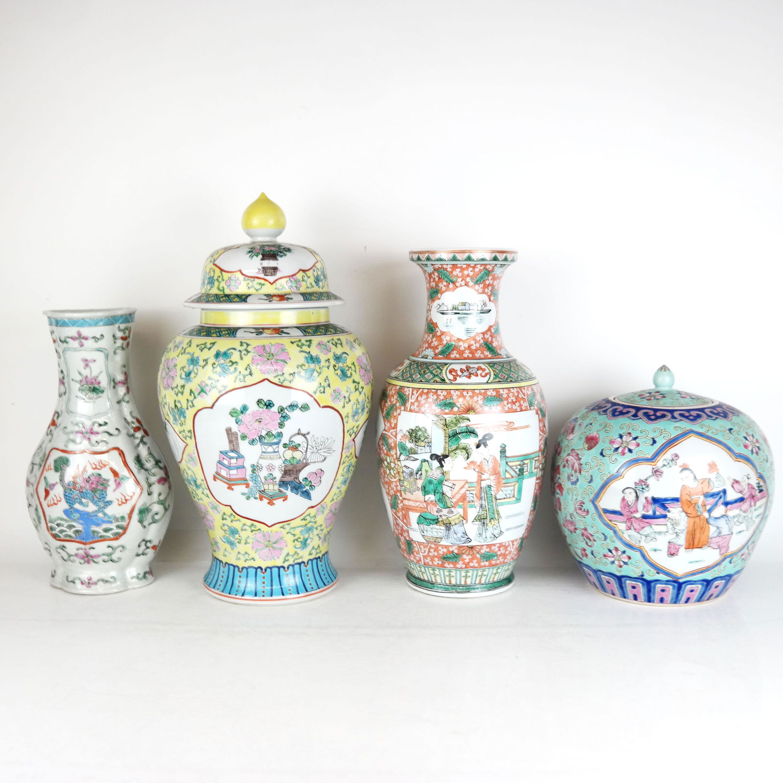 Assembled Group of Four Chinese Vases & Jars (1 of 20)