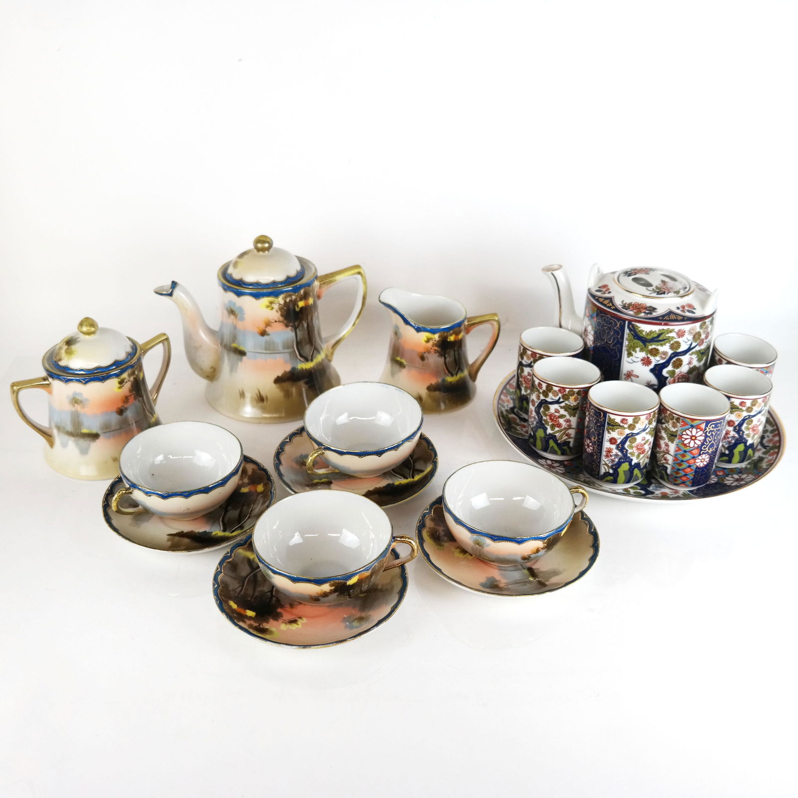 Two Japanese Porcelain Tea Sets (1 of 14)