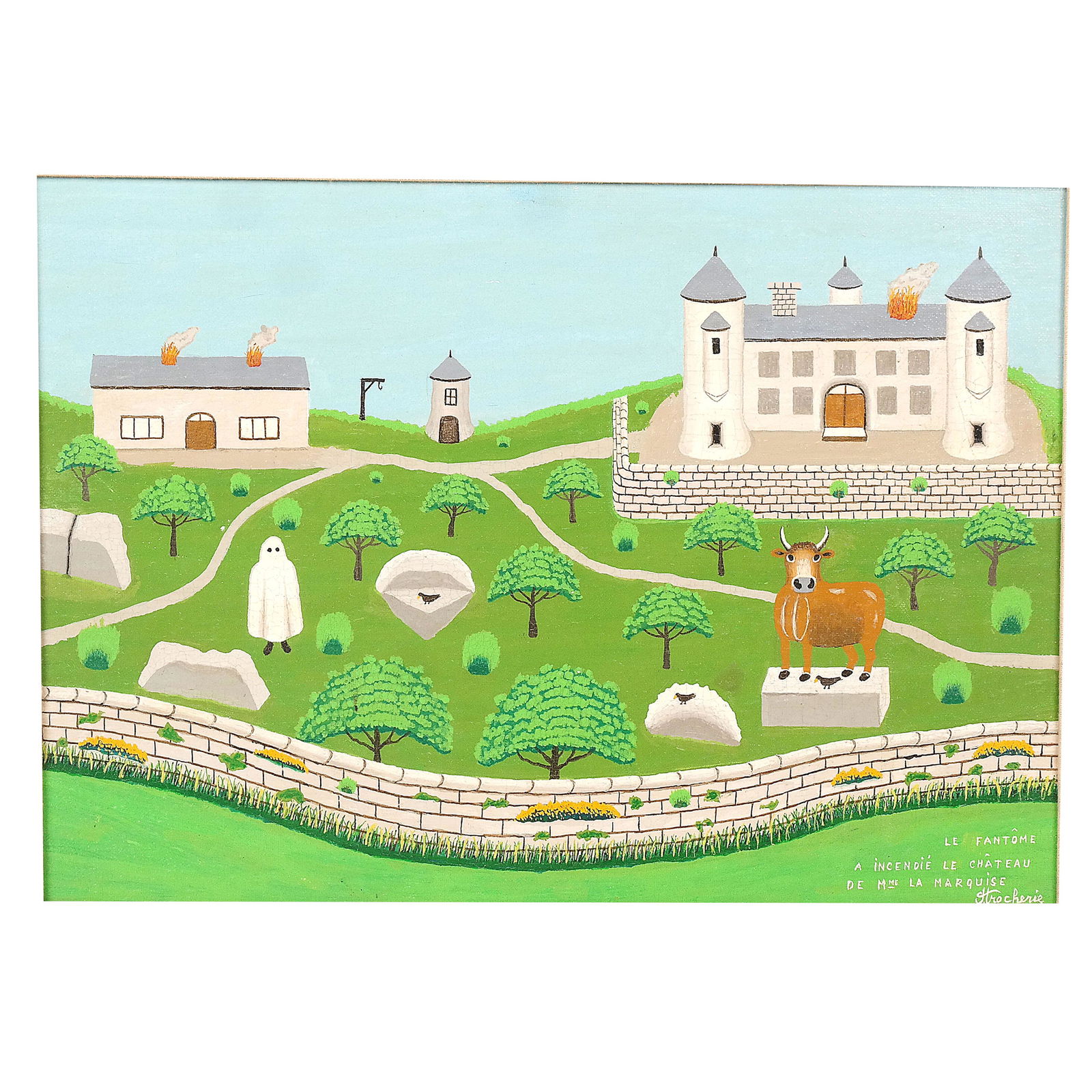 Julien TROCHERIE: Landscape - Oil on Canvas Board (1 of 9)