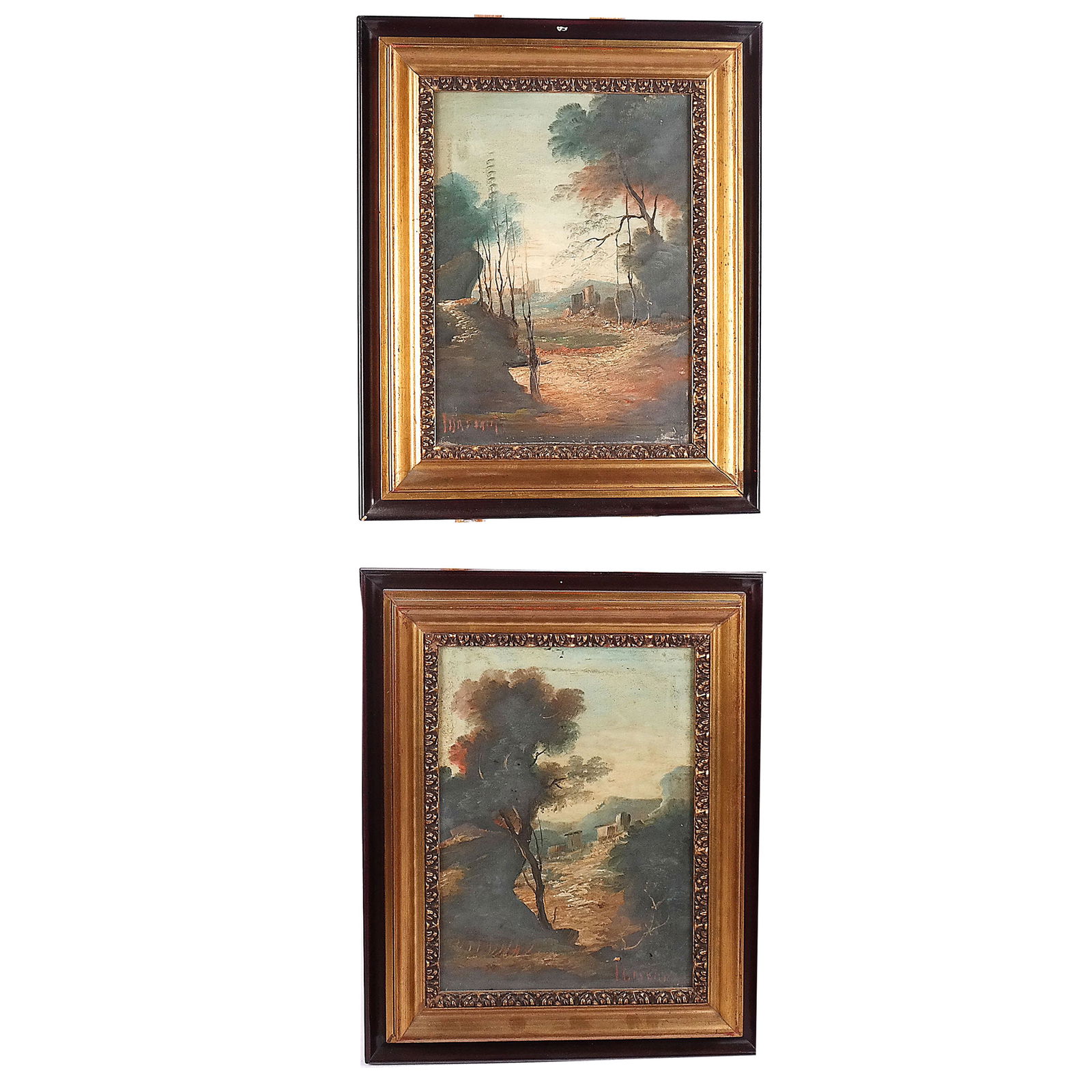 Pair of European Landscapes - Oil Paintings (1 of 14)
