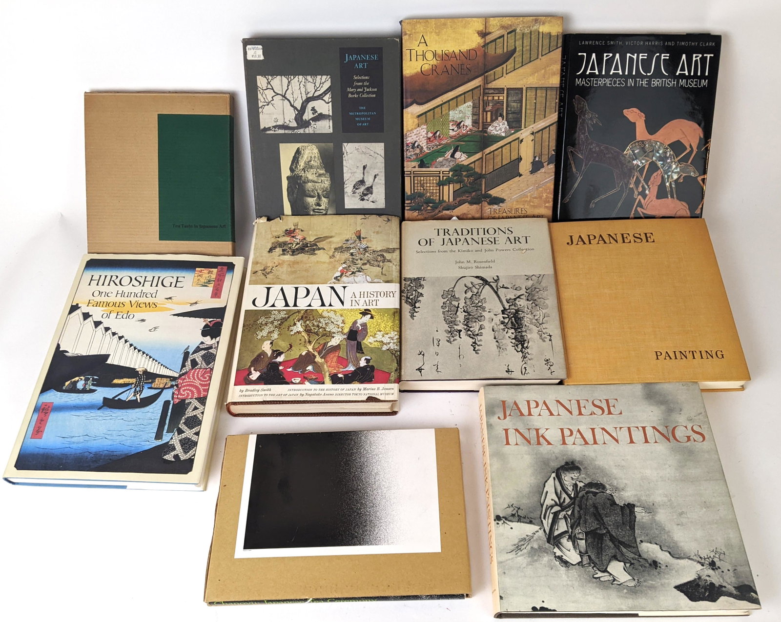 10 Books on Japanese Art: Hiroshige, Japanese paintings, etc. From the Estate of Florence and Herbert Irving.