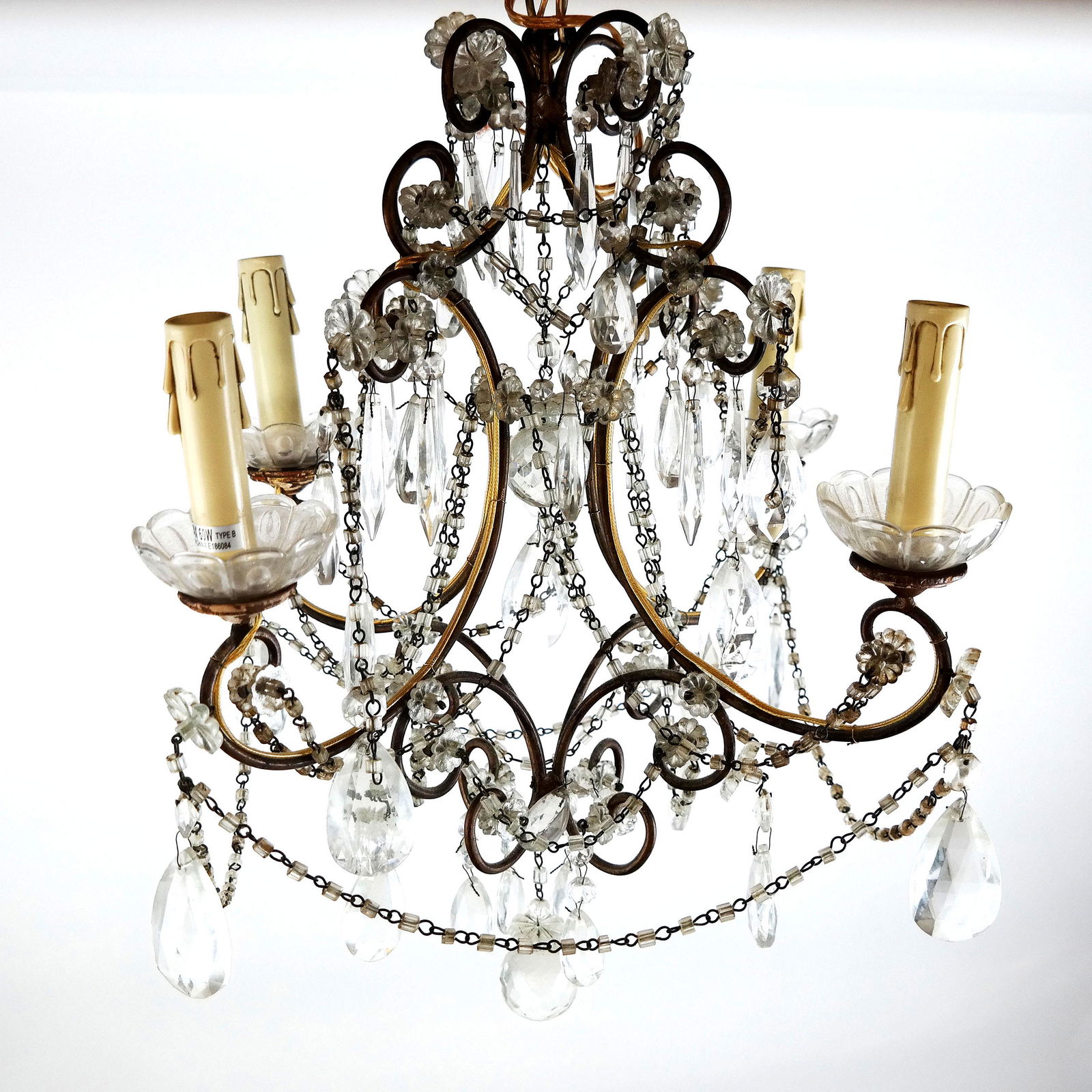 Petite Beaded Chandelier (1 of 12)