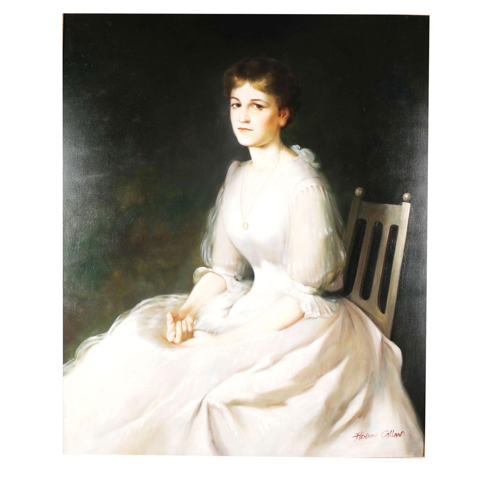 Henry CALLAN: Italian Portrait of a Lady - O/C (1 of 14)