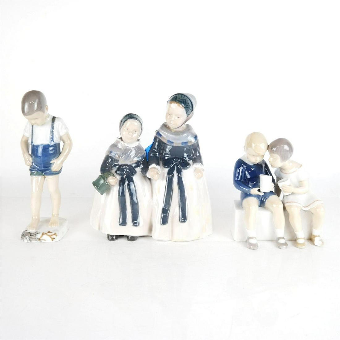 Three Danish Porcelain Figurines (1 of 15)