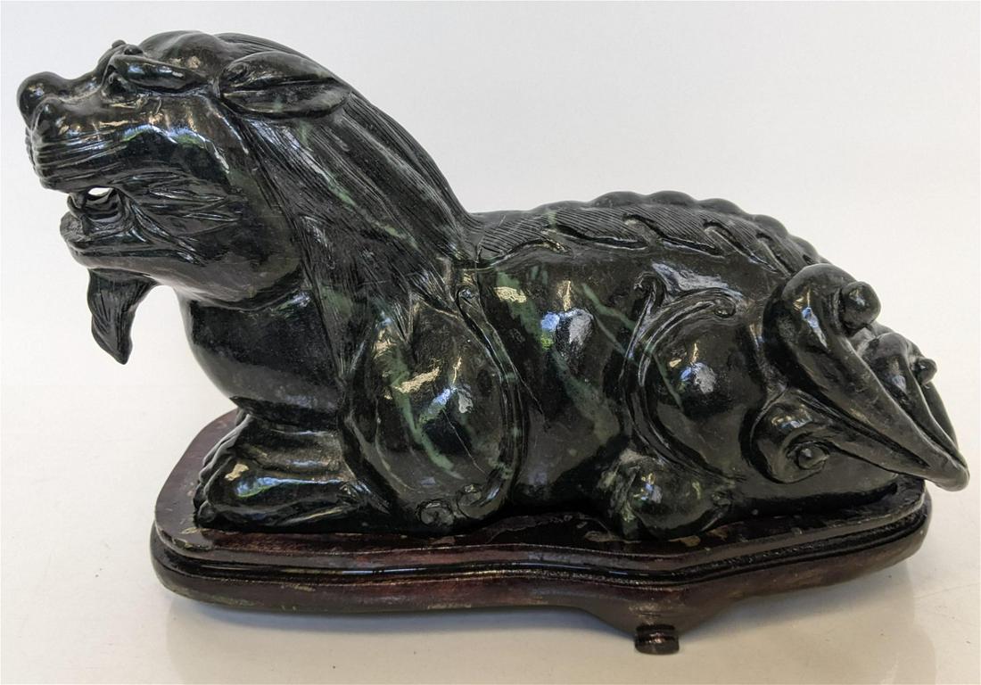 20th C. Chinese Marble Stone Lion (1 of 11)