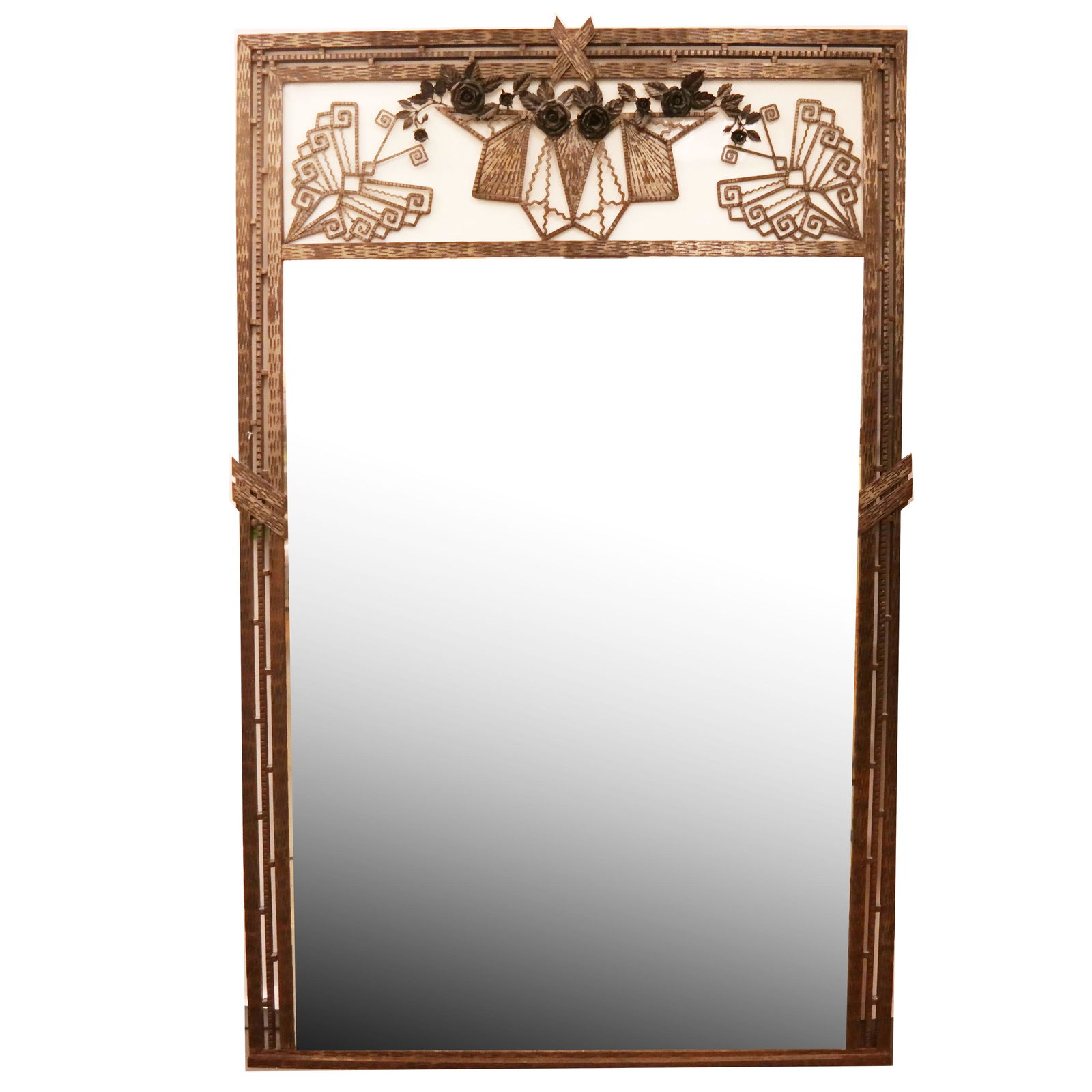 Edgar Brandt-Style Large Mirror (1 of 8)