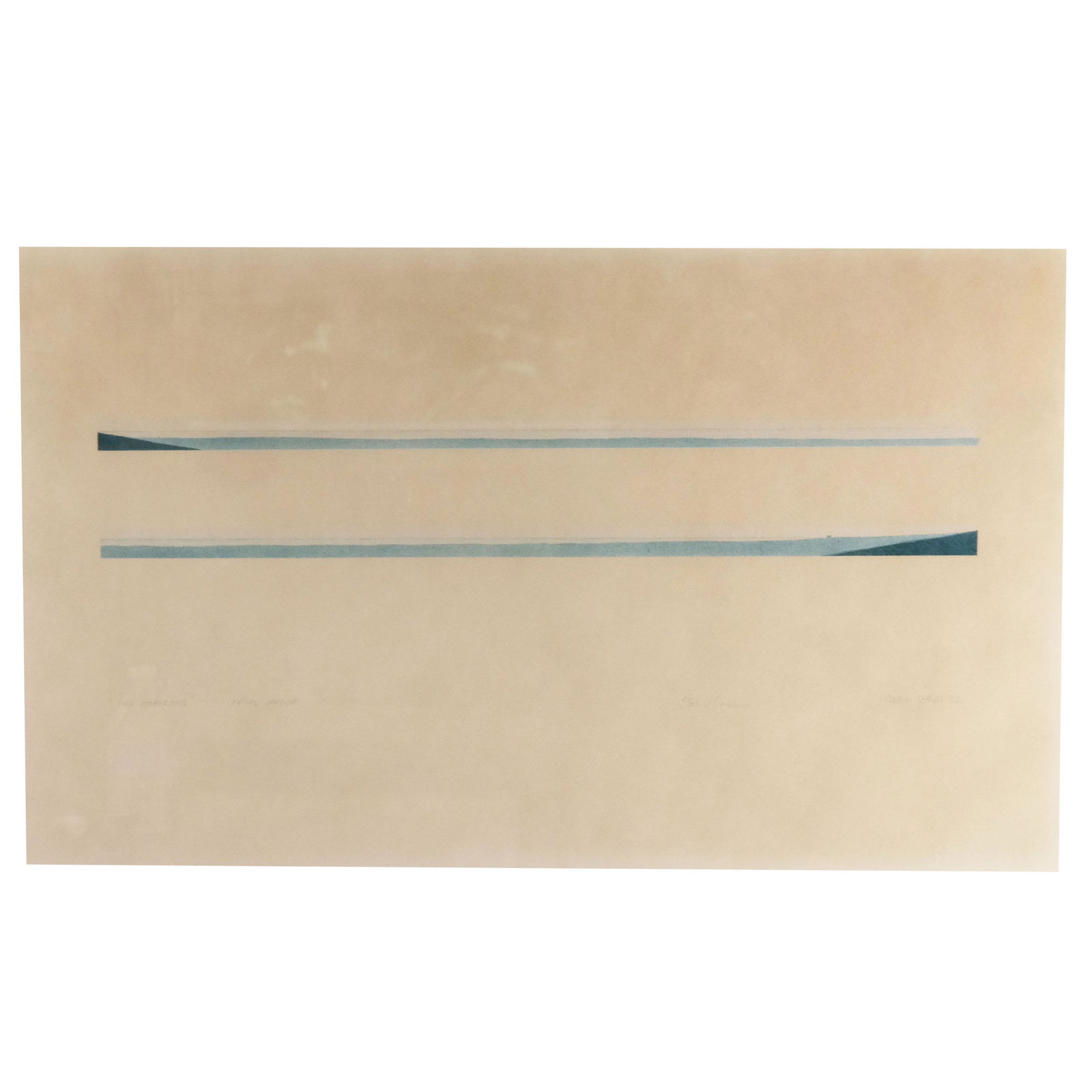 John LOKER: Two Horizons - Lithograph (1 of 8)