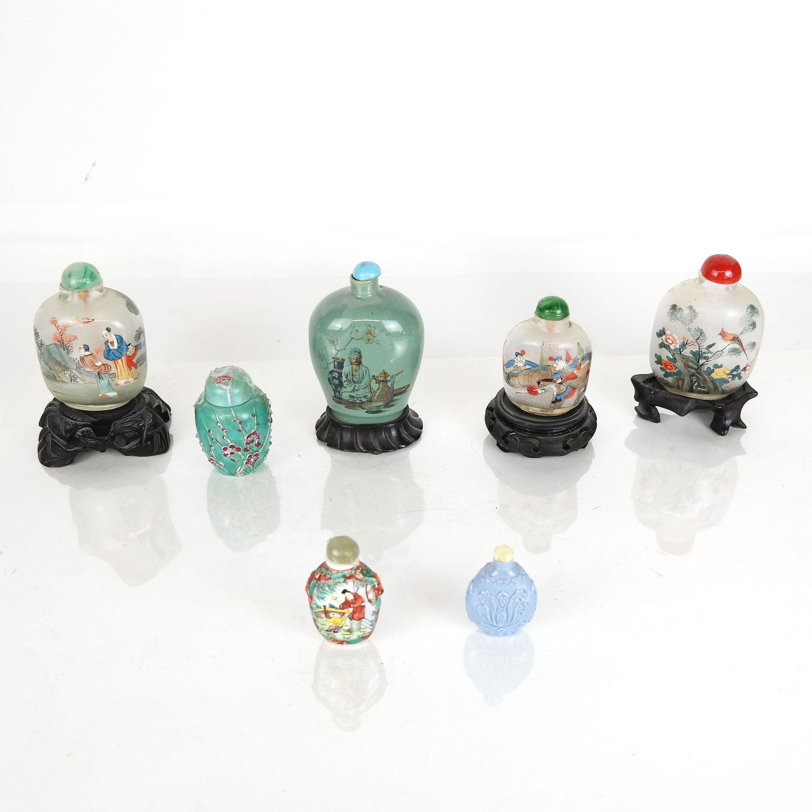 Seven Chinese Snuff Bottles (1 of 5)